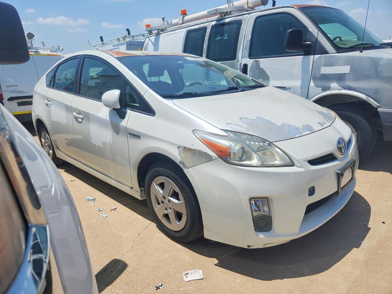 2010 Toyota Prius Ii Белый vin: JTDKN3DU4A1132845