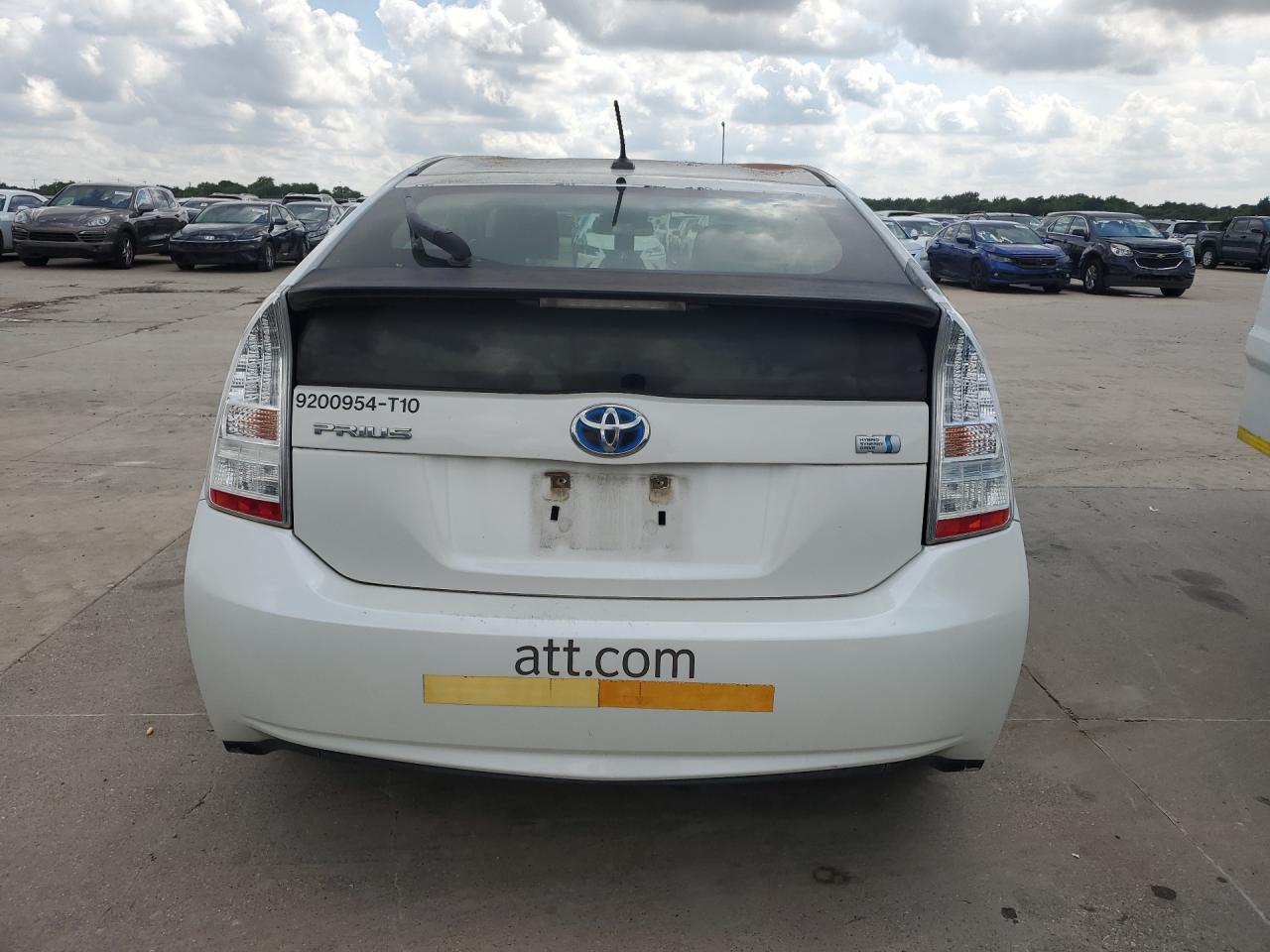 2010 Toyota Prius Ii Белый vin: JTDKN3DU4A1132845 Damage: Rear Bumper/Cover, Scraped, 1/2 To 1 Inch