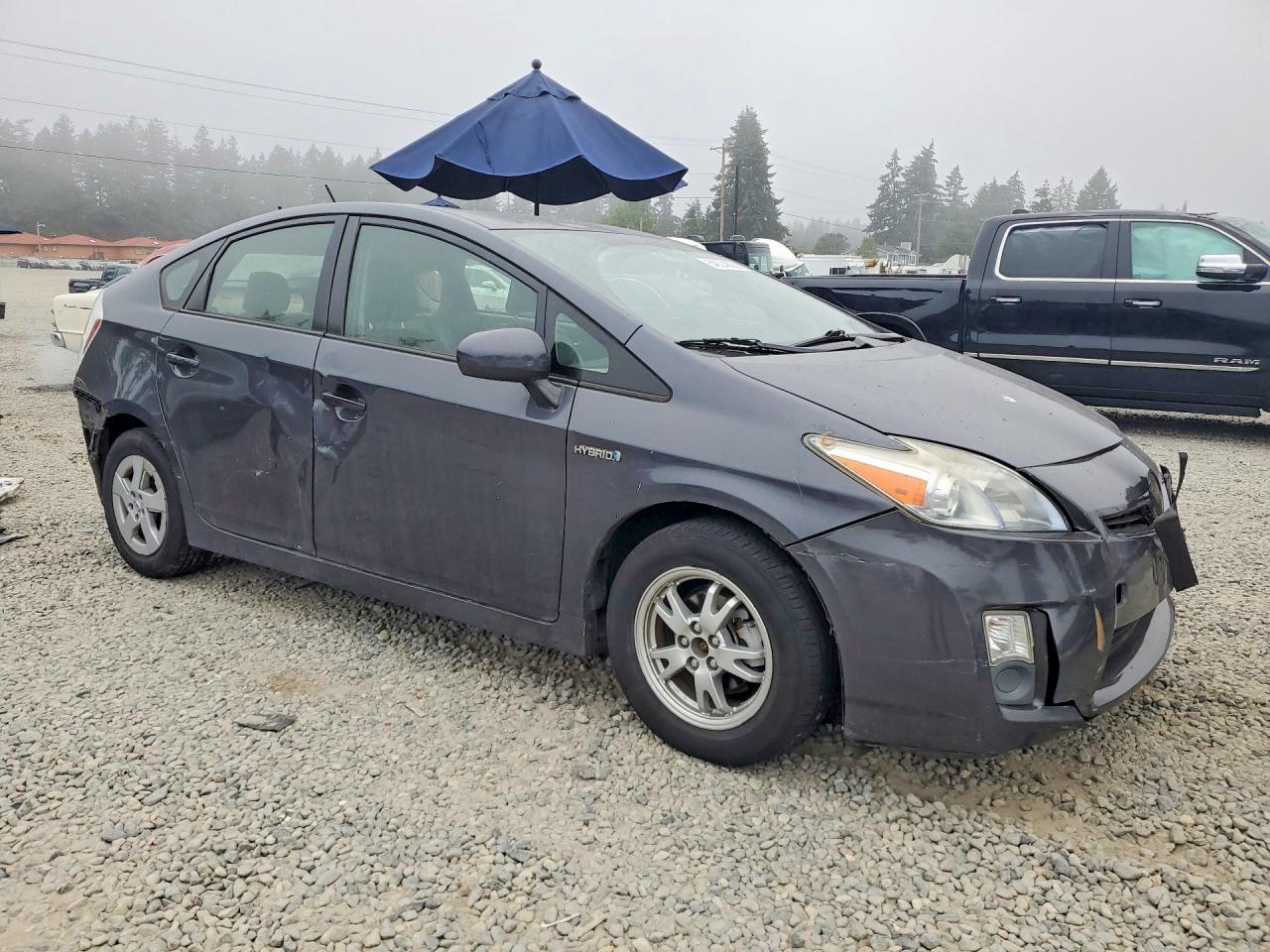 2010 Toyota Prius Ii Серый vin: JTDKN3DU4A1267775
