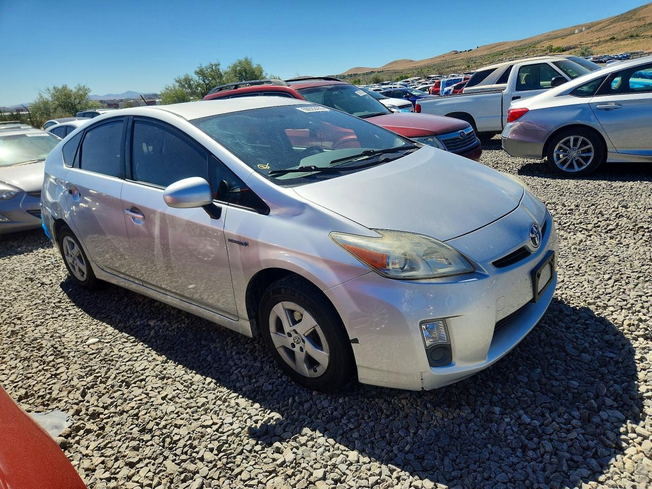 2010 Toyota Prius Iii Silver vin: JTDKN3DU4A1279487