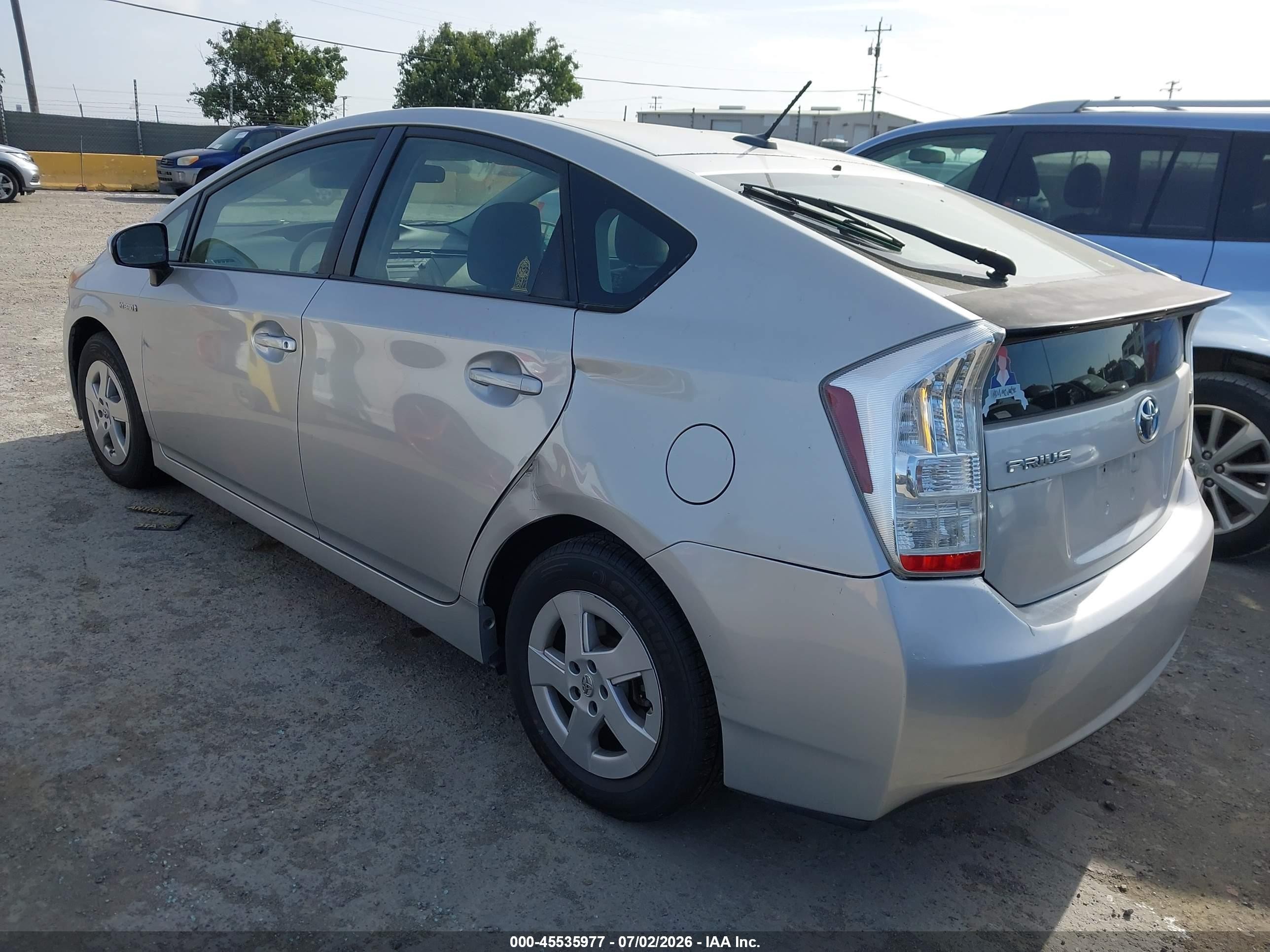 2010 Toyota Prius Ii Серебряный vin: JTDKN3DU4A5113687