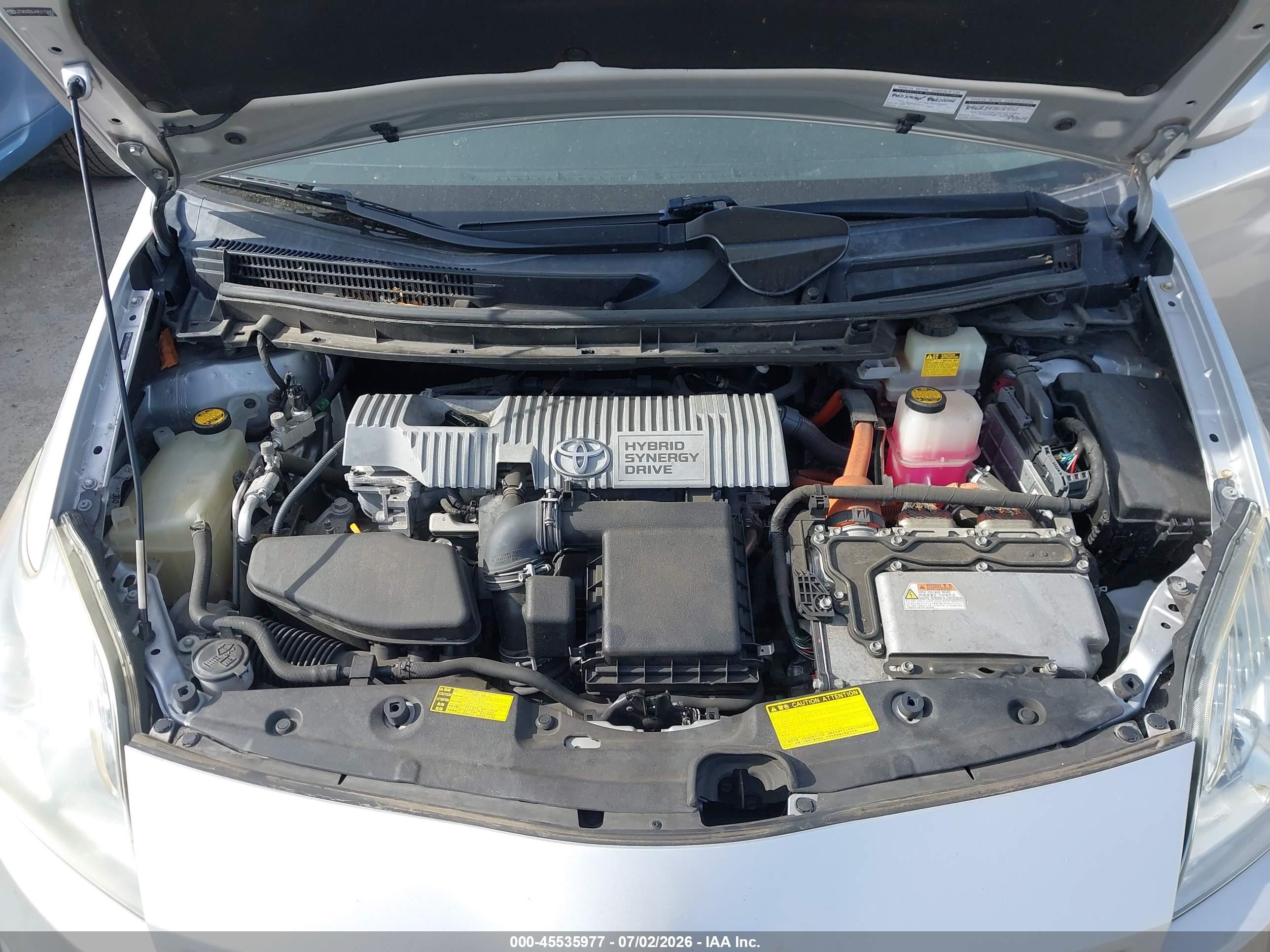 2010 Toyota Prius Ii Серебряный vin: JTDKN3DU4A5113687