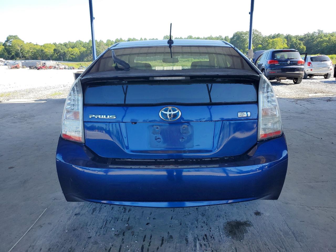 2011 Toyota Prius Three Синий vin: JTDKN3DU4B0258243