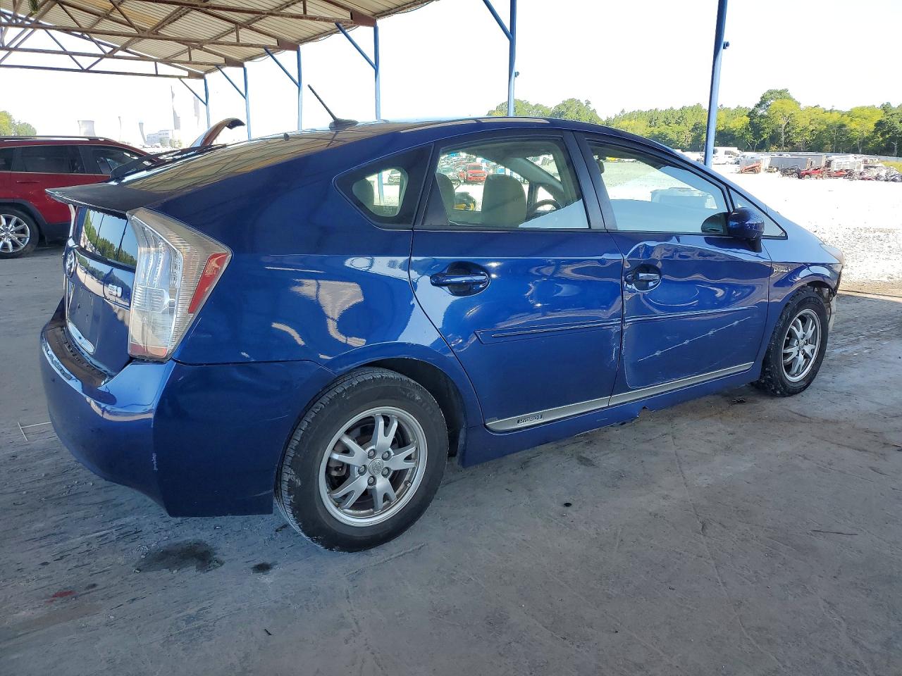 2011 Toyota Prius Three Синий vin: JTDKN3DU4B0258243