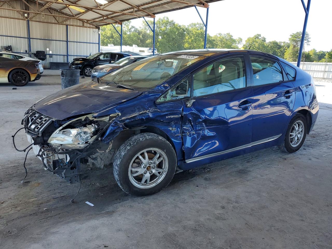 2011 Toyota Prius Three Blue vin: JTDKN3DU4B0258243