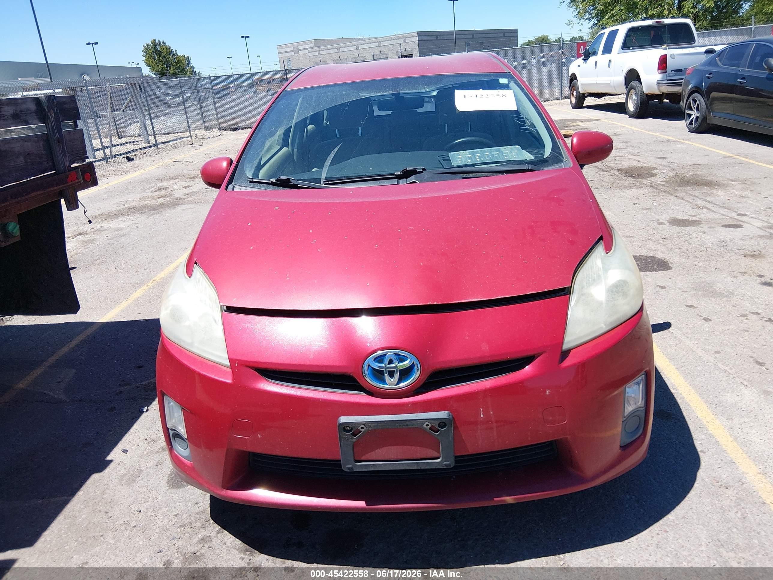 2011 Toyota Prius Three Red vin: JTDKN3DU4B0261384