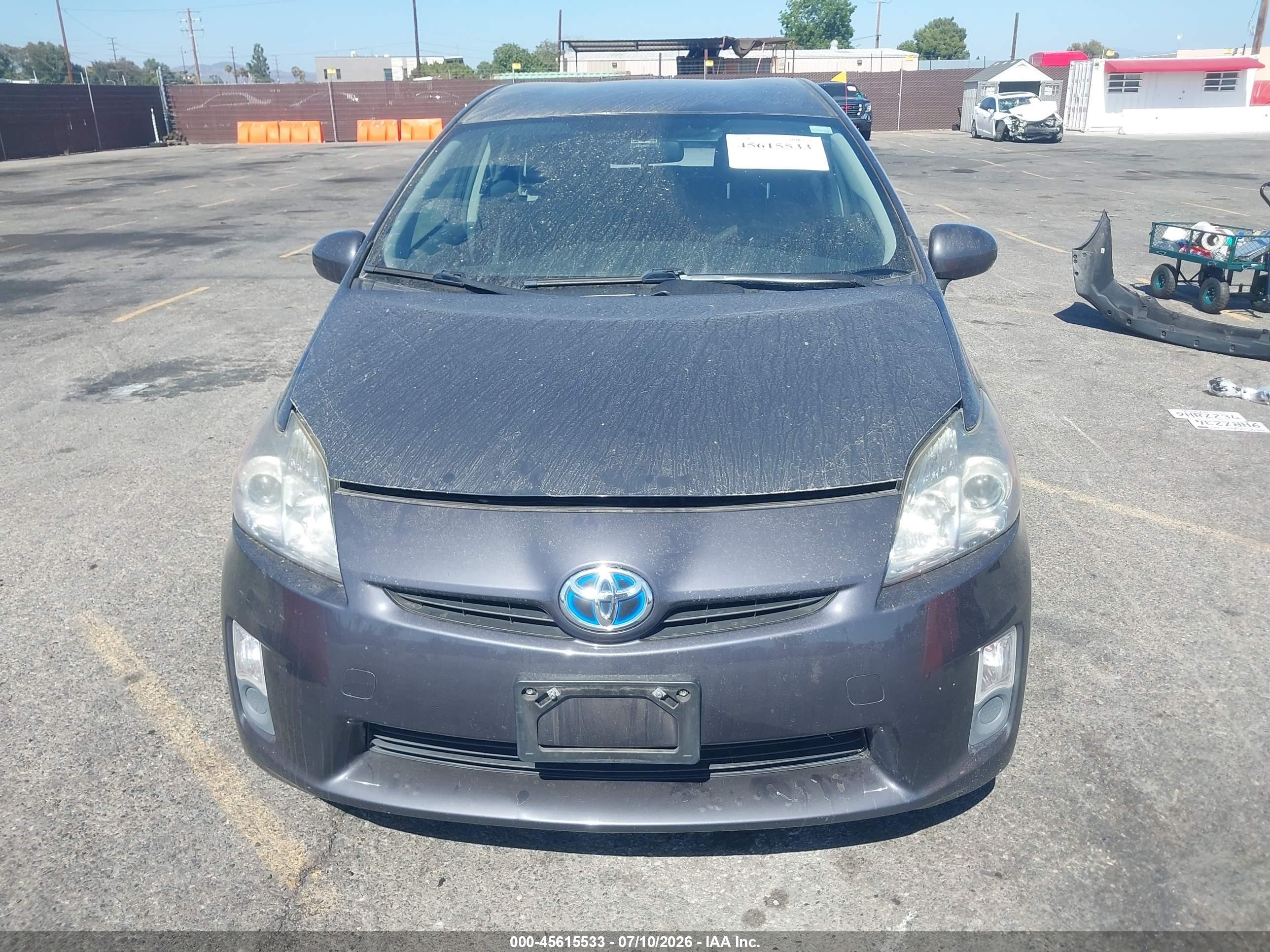 2011 Toyota Prius Two Gray vin: JTDKN3DU4B0263071