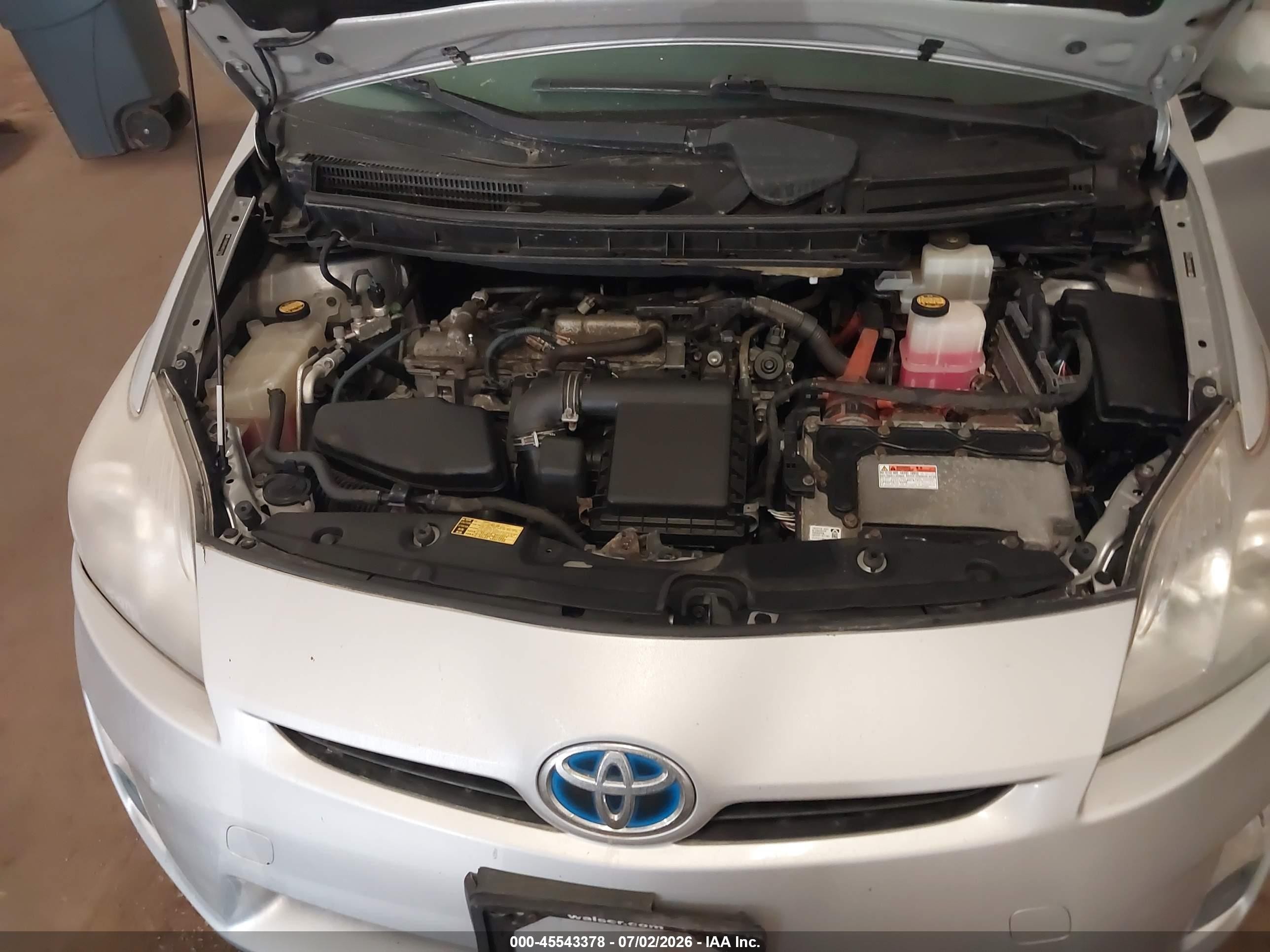 2011 Toyota Prius Three Gray vin: JTDKN3DU4B0270196