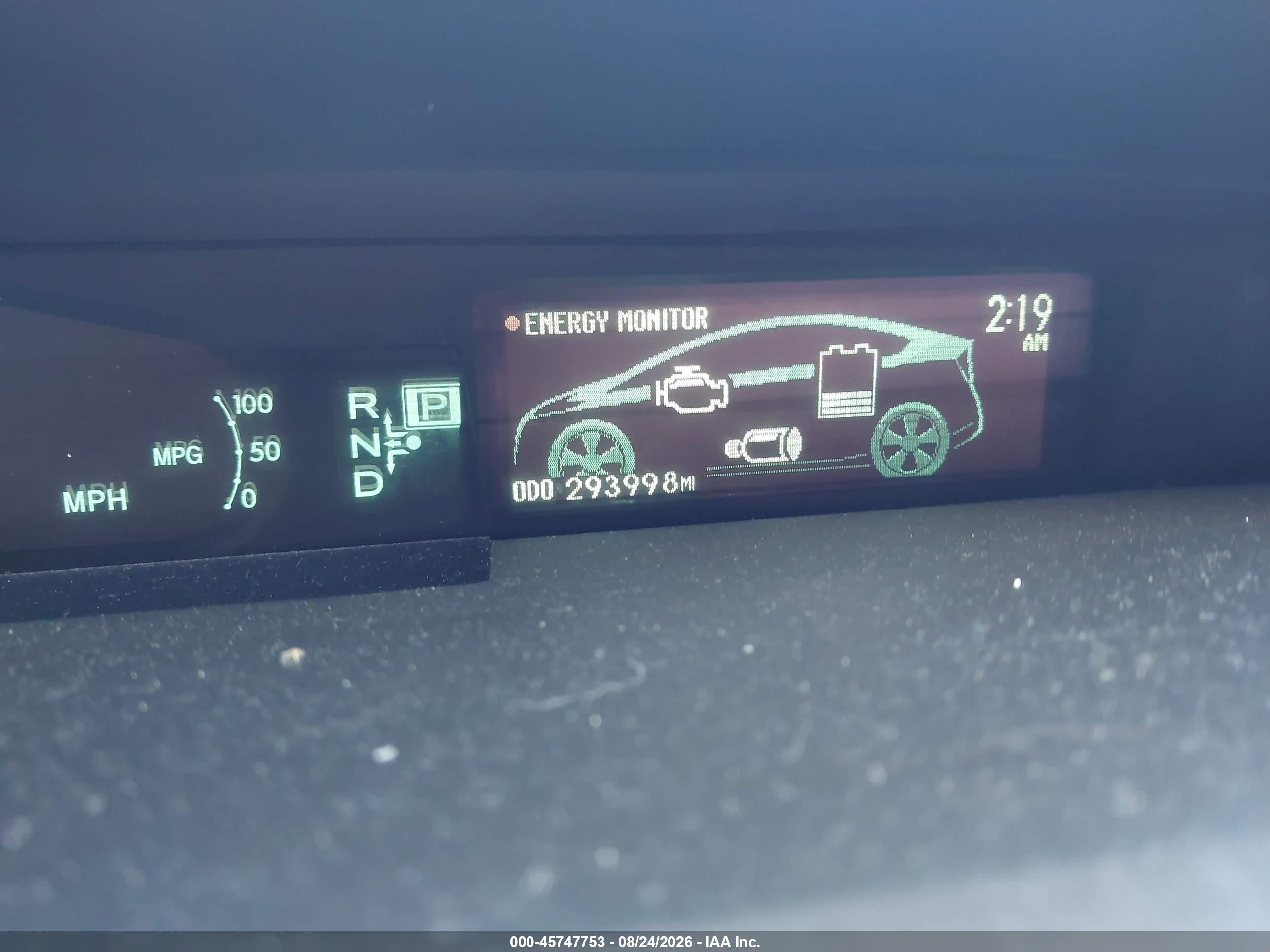 2011 Toyota Prius Two Gray vin: JTDKN3DU4B0284812