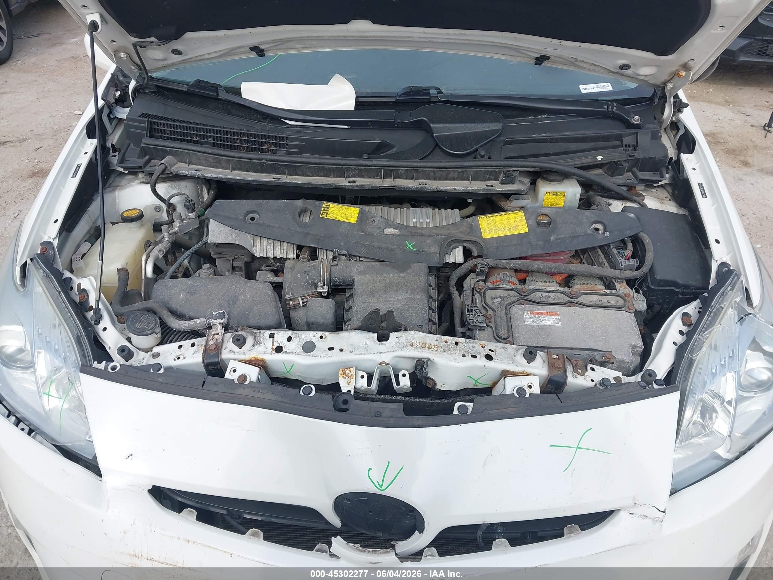 2011 Toyota Prius Three Белый vin: JTDKN3DU4B0329263