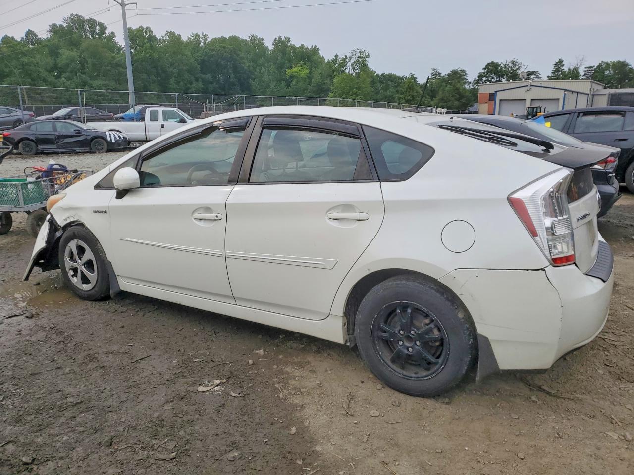 2011 Toyota Prius Five Белый vin: JTDKN3DU4B1365092