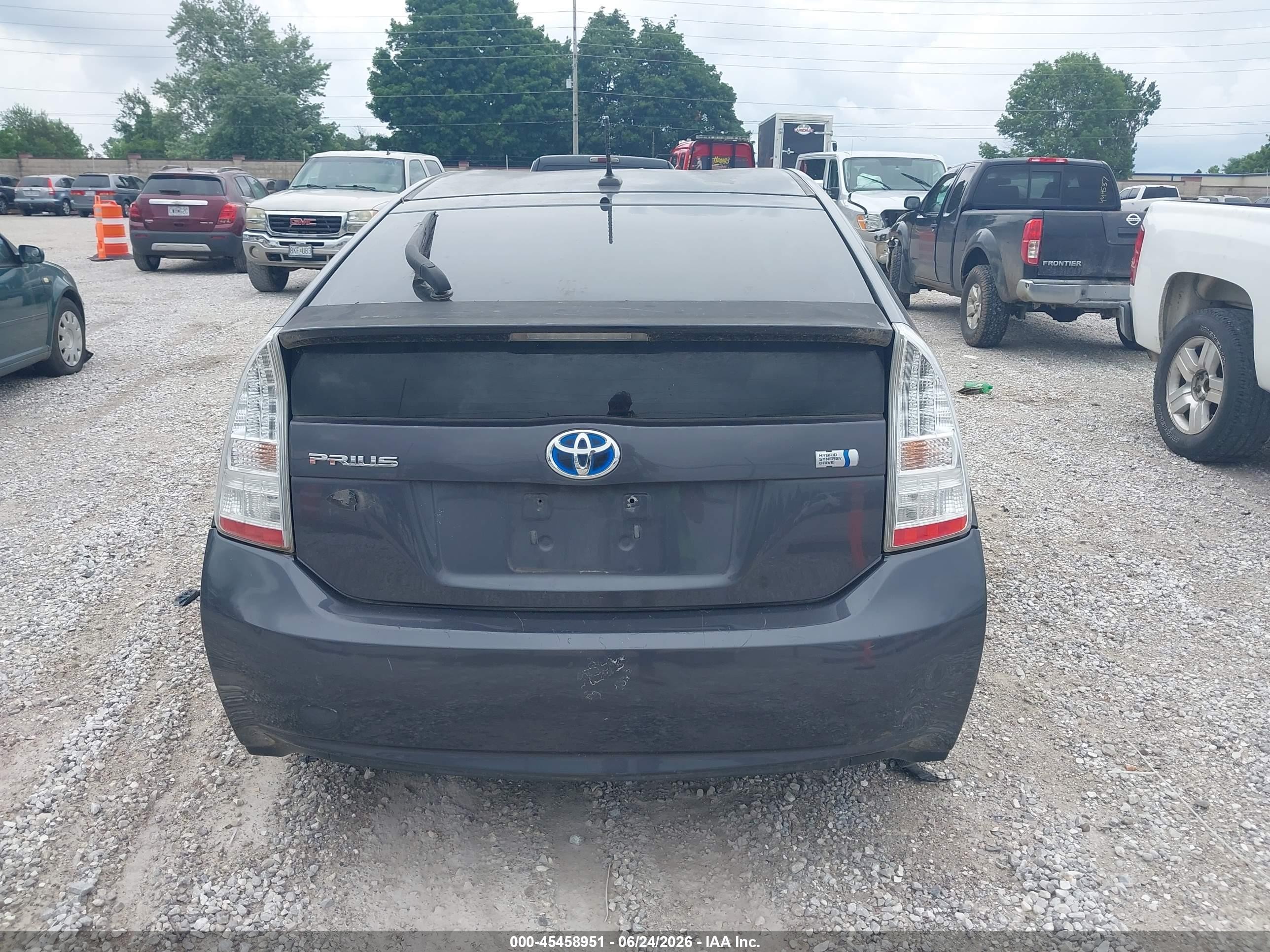 2011 Toyota Prius Two Черный vin: JTDKN3DU4B1379834