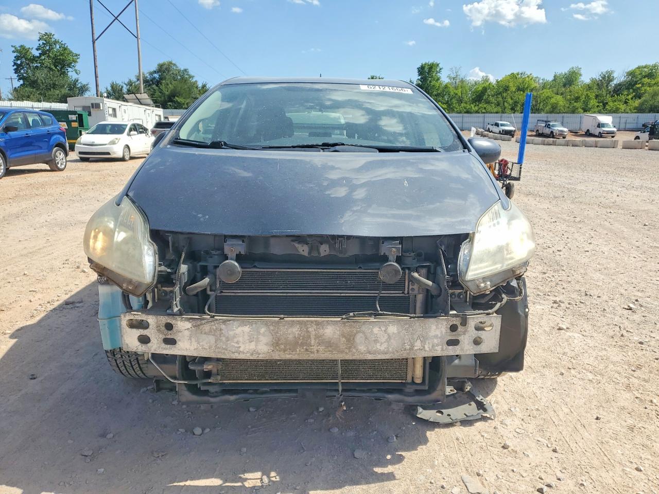2011 Toyota Prius Two Серый vin: JTDKN3DU4B1382569