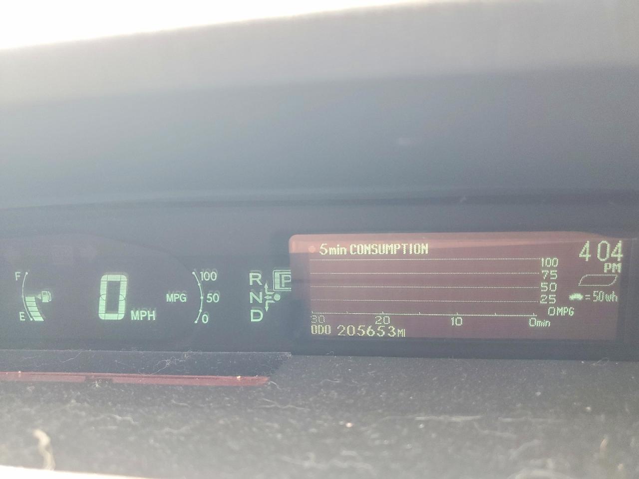 2011 Toyota Prius Two Серый vin: JTDKN3DU4B1382569