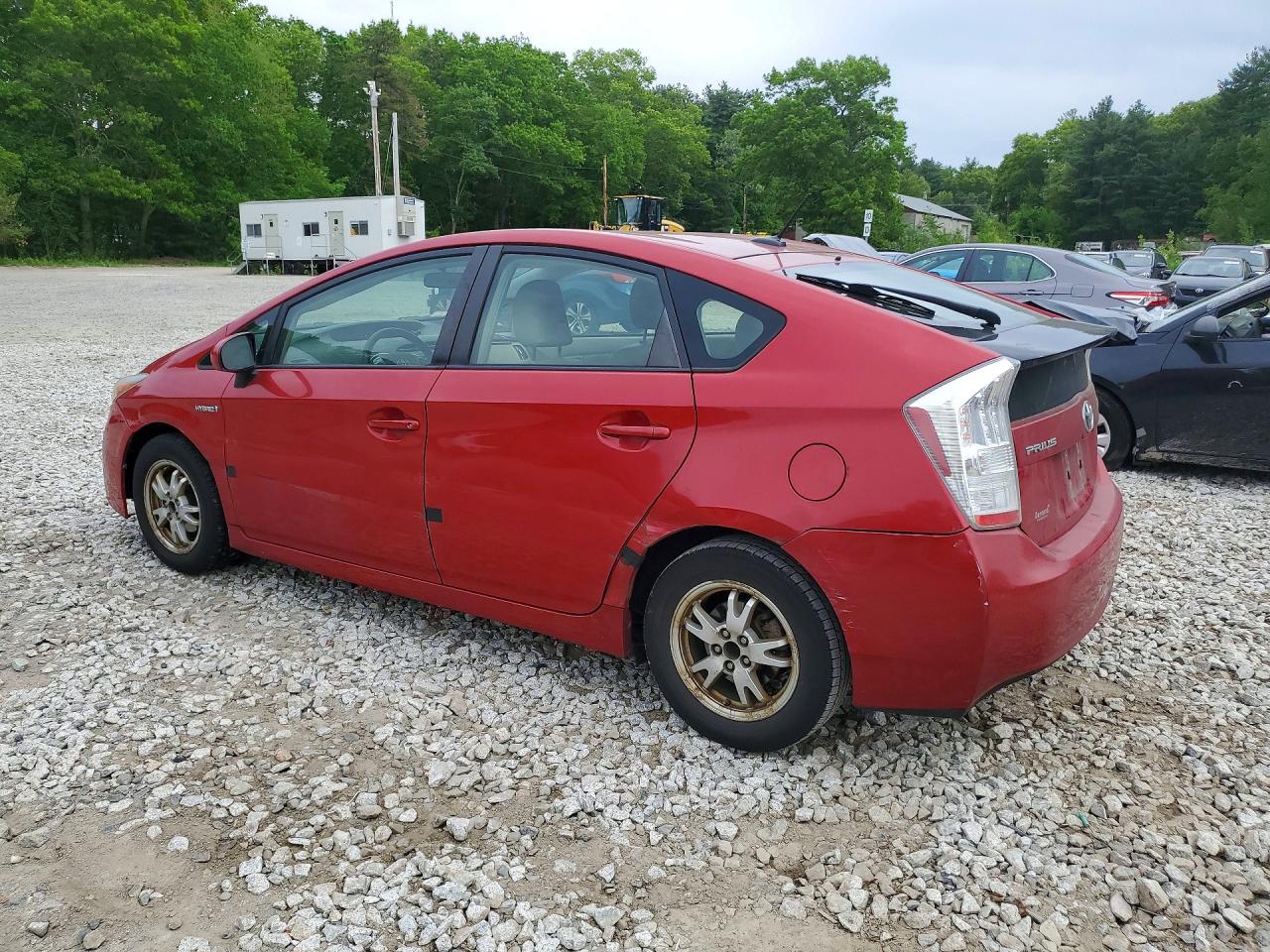 2011 Toyota Prius Red vin: JTDKN3DU4B1401752