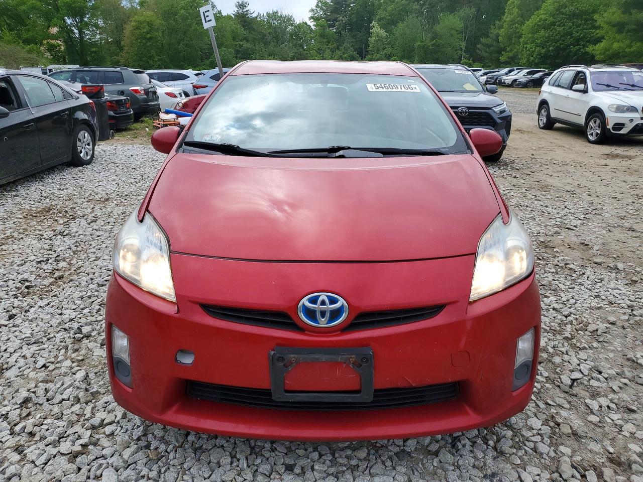 2011 Toyota Prius Red vin: JTDKN3DU4B1401752