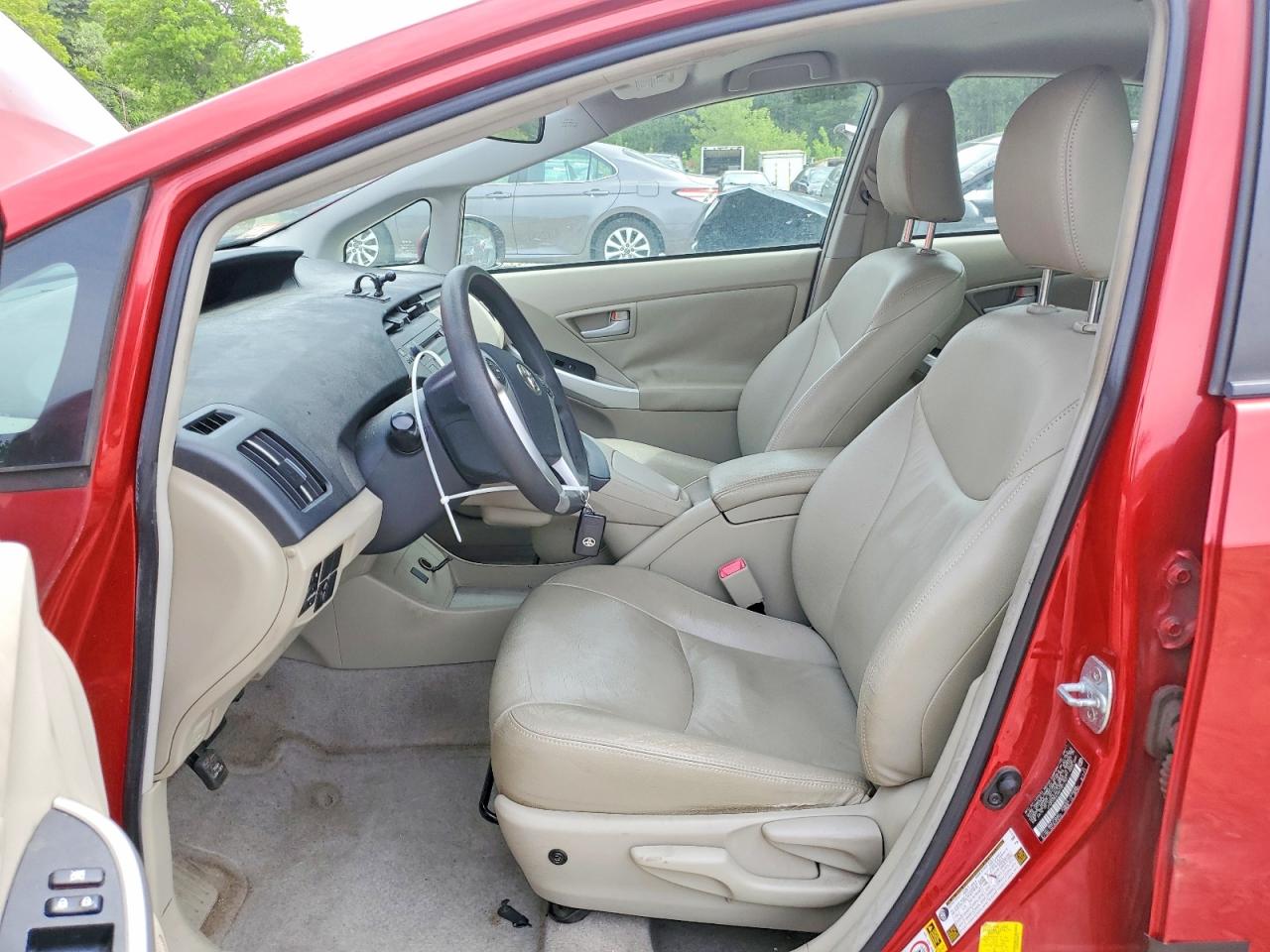 2011 Toyota Prius Red vin: JTDKN3DU4B1401752