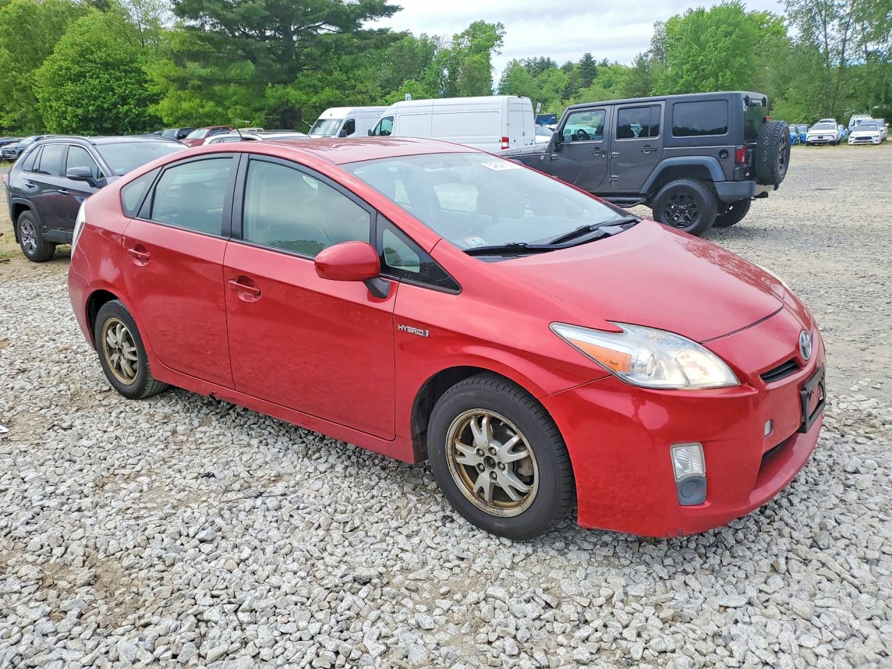2011 Toyota Prius Red vin: JTDKN3DU4B1401752