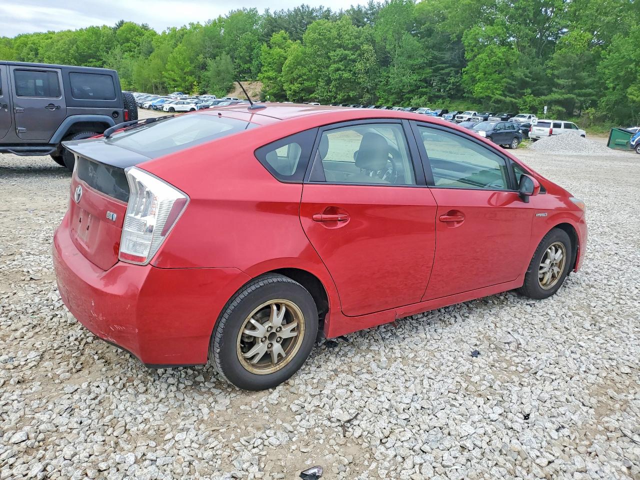 2011 Toyota Prius Red vin: JTDKN3DU4B1401752