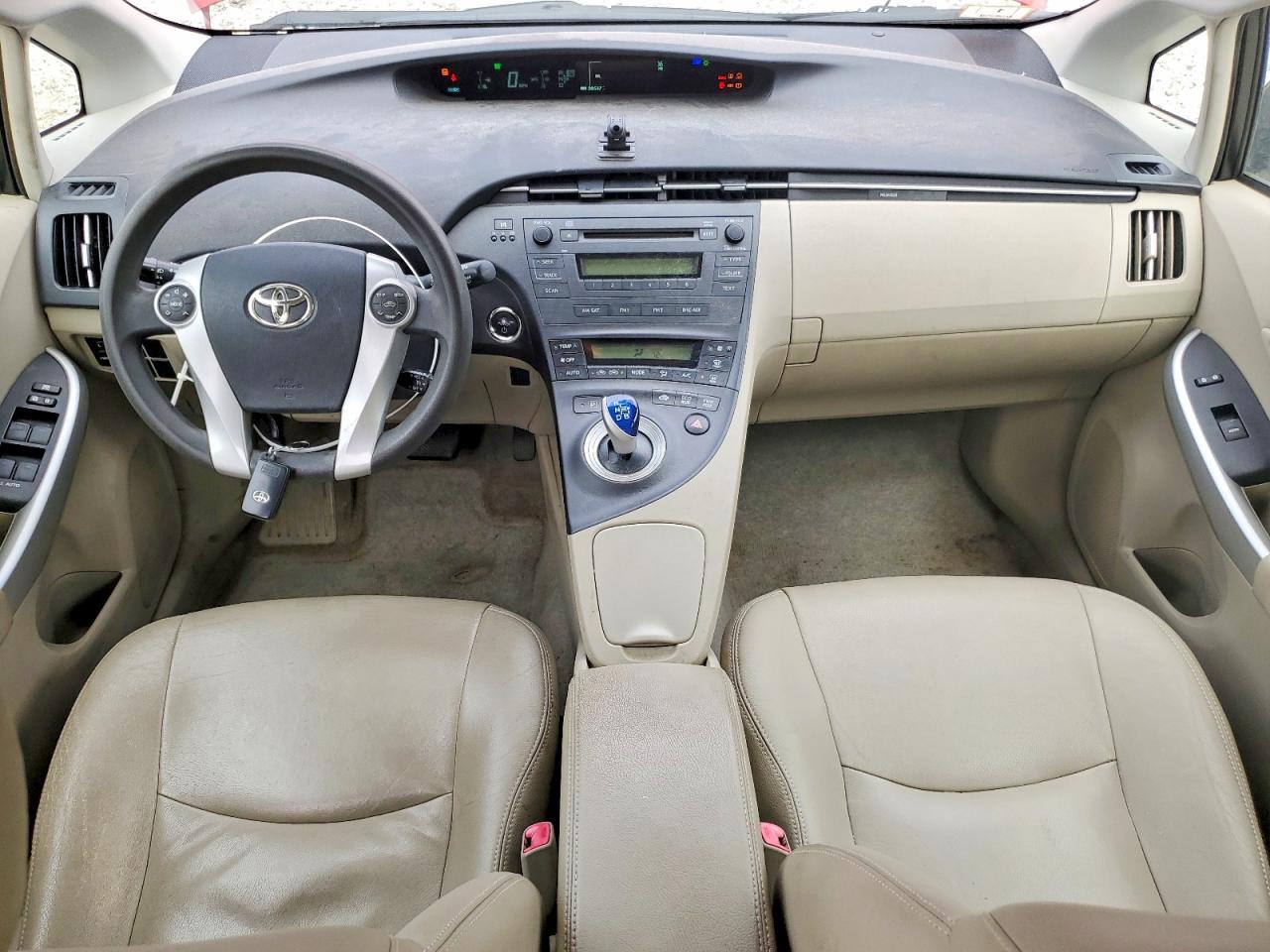 2011 Toyota Prius Red vin: JTDKN3DU4B1401752