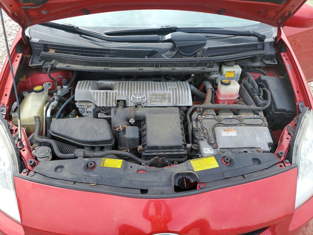 2011 Toyota Prius Red vin: JTDKN3DU4B1401752