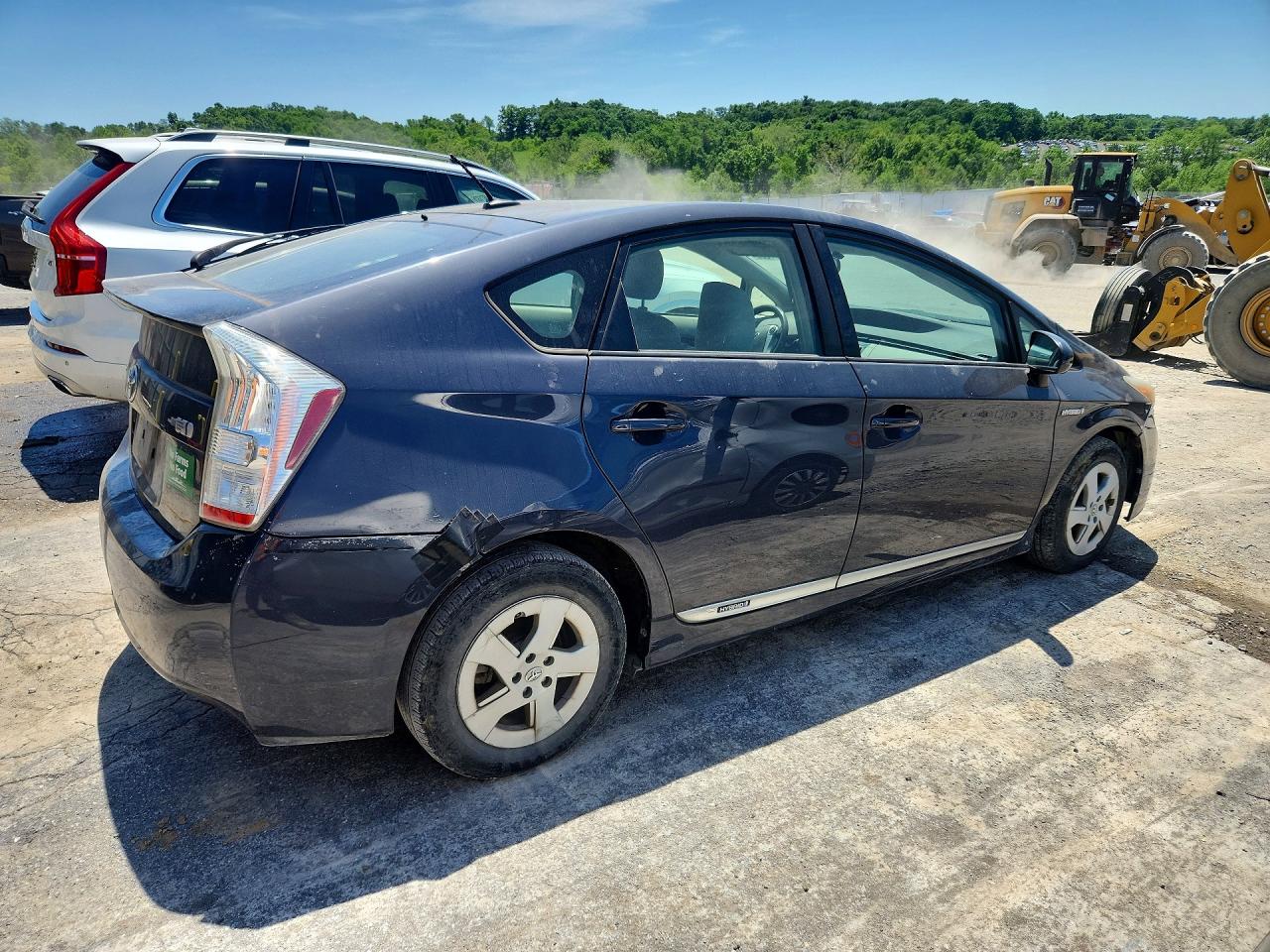 2011 Toyota Prius Two Угольный vin: JTDKN3DU4B1421600