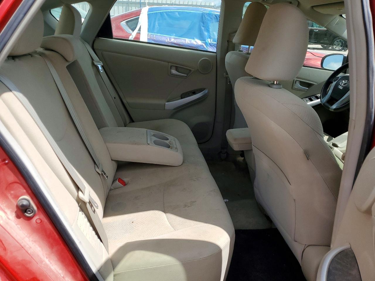 2011 Toyota Prius Three Red vin: JTDKN3DU4B1433875