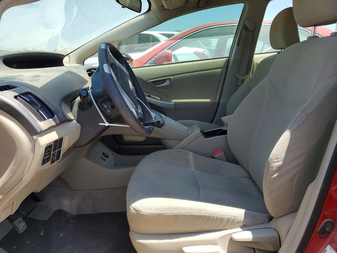 2011 Toyota Prius Three Red vin: JTDKN3DU4B1433875