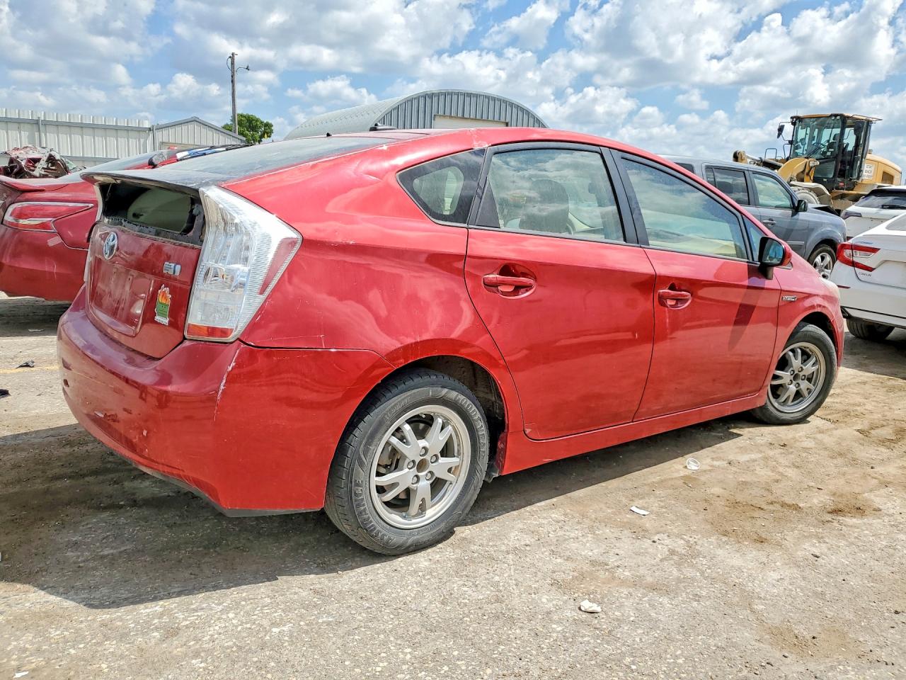 2011 Toyota Prius Three Red vin: JTDKN3DU4B1433875