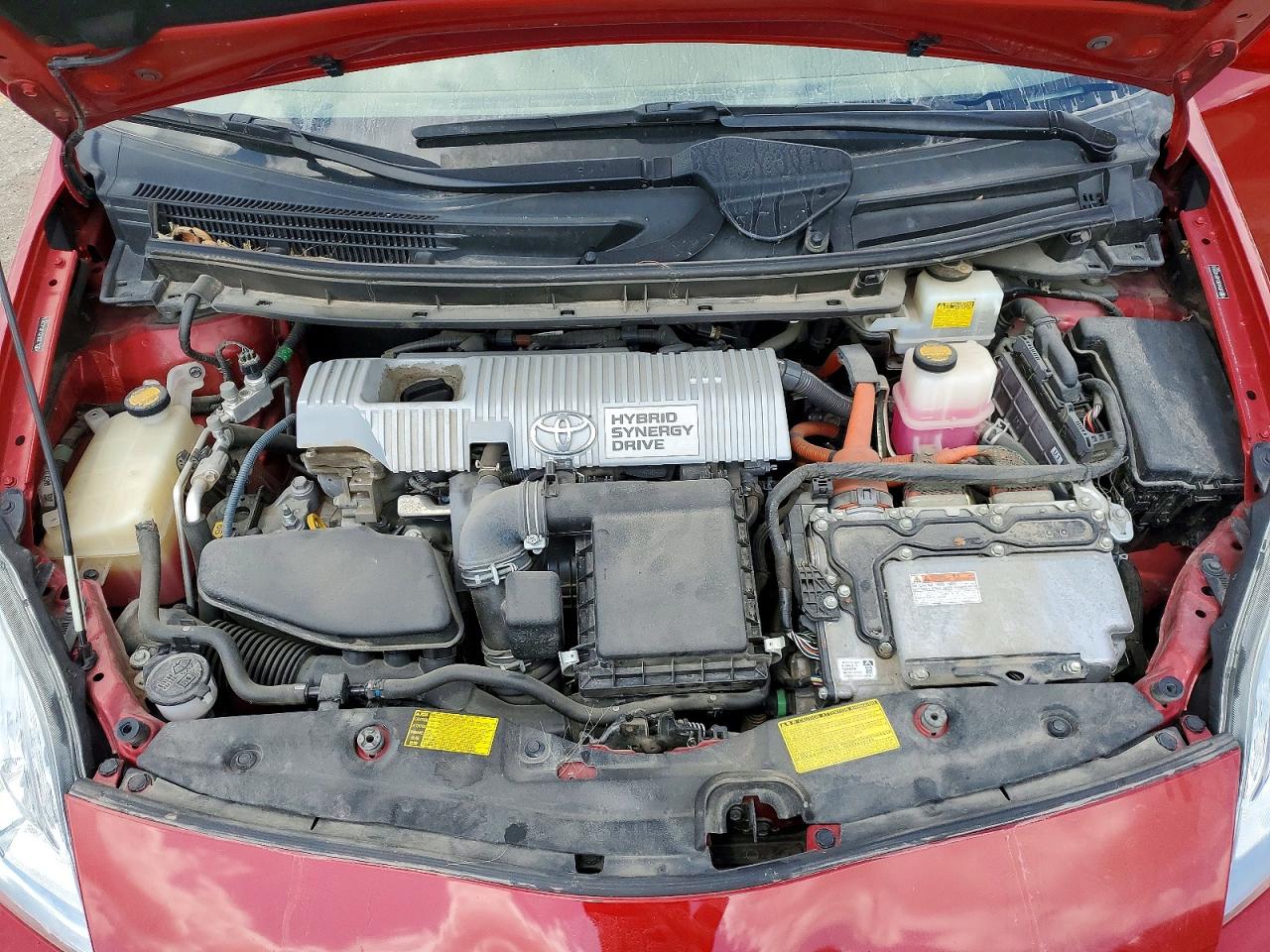 2011 Toyota Prius Three Red vin: JTDKN3DU4B1433875