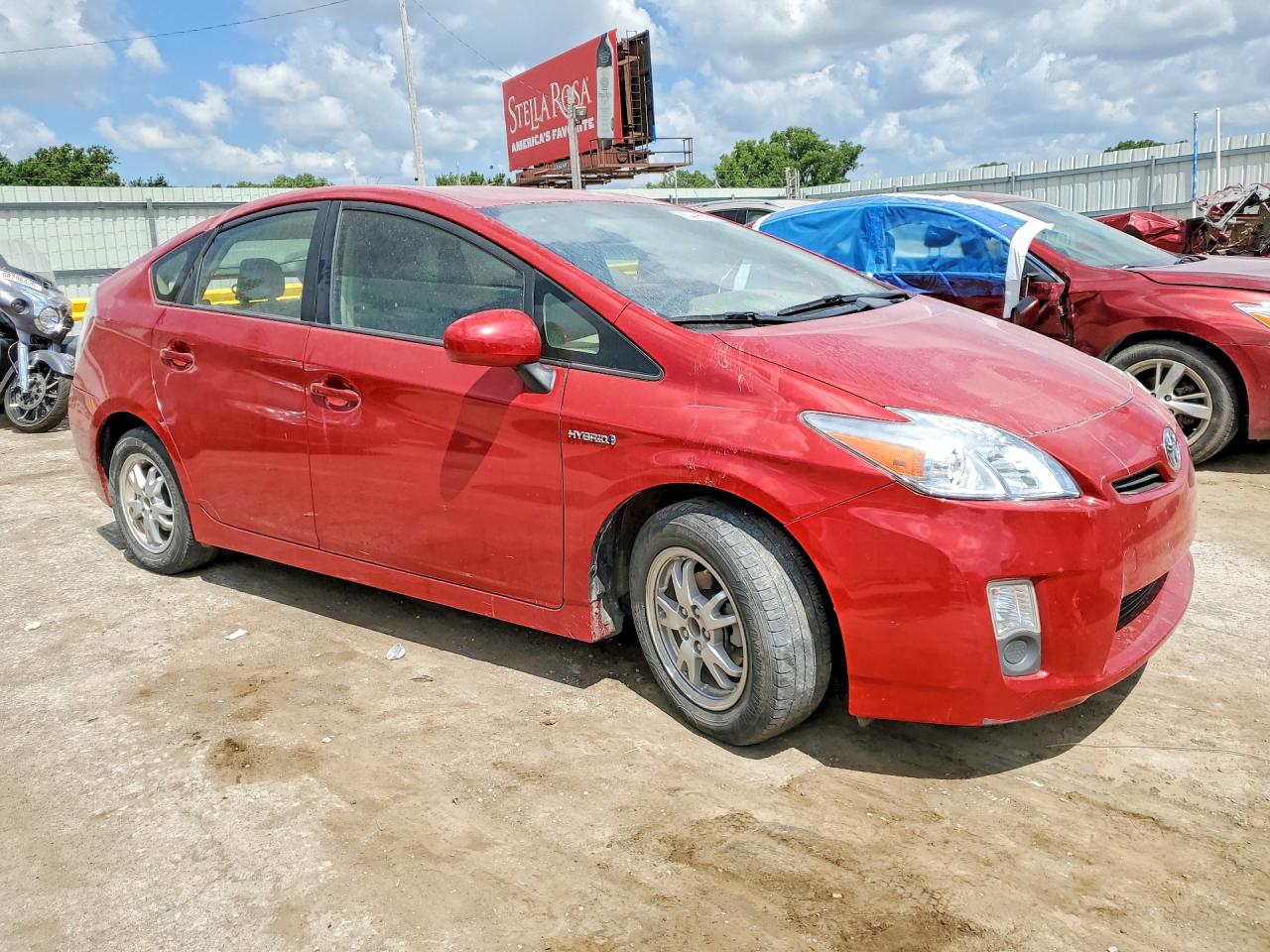 2011 Toyota Prius Three Red vin: JTDKN3DU4B1433875