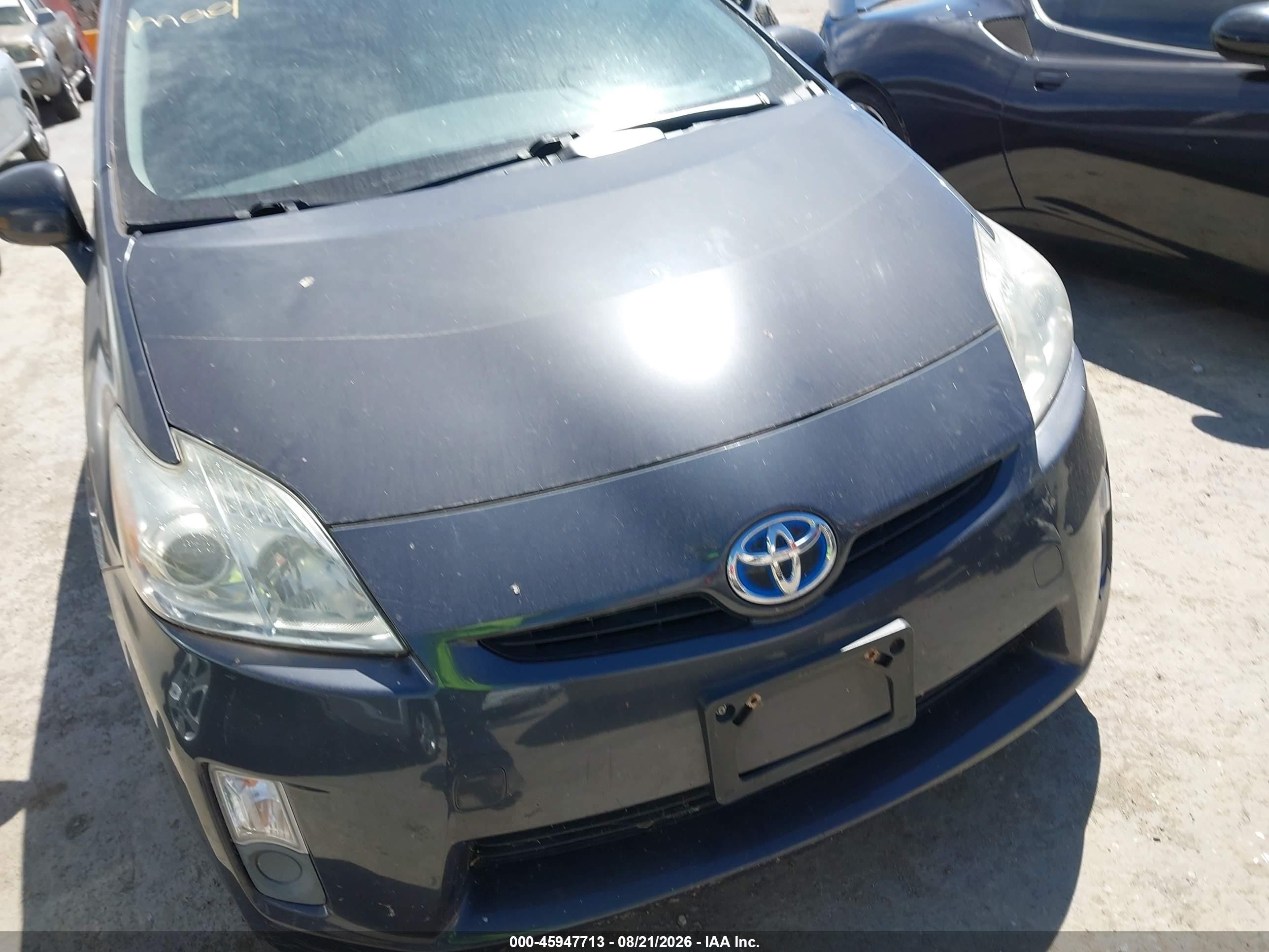 2011 Toyota Prius Two Серый vin: JTDKN3DU4B1476905