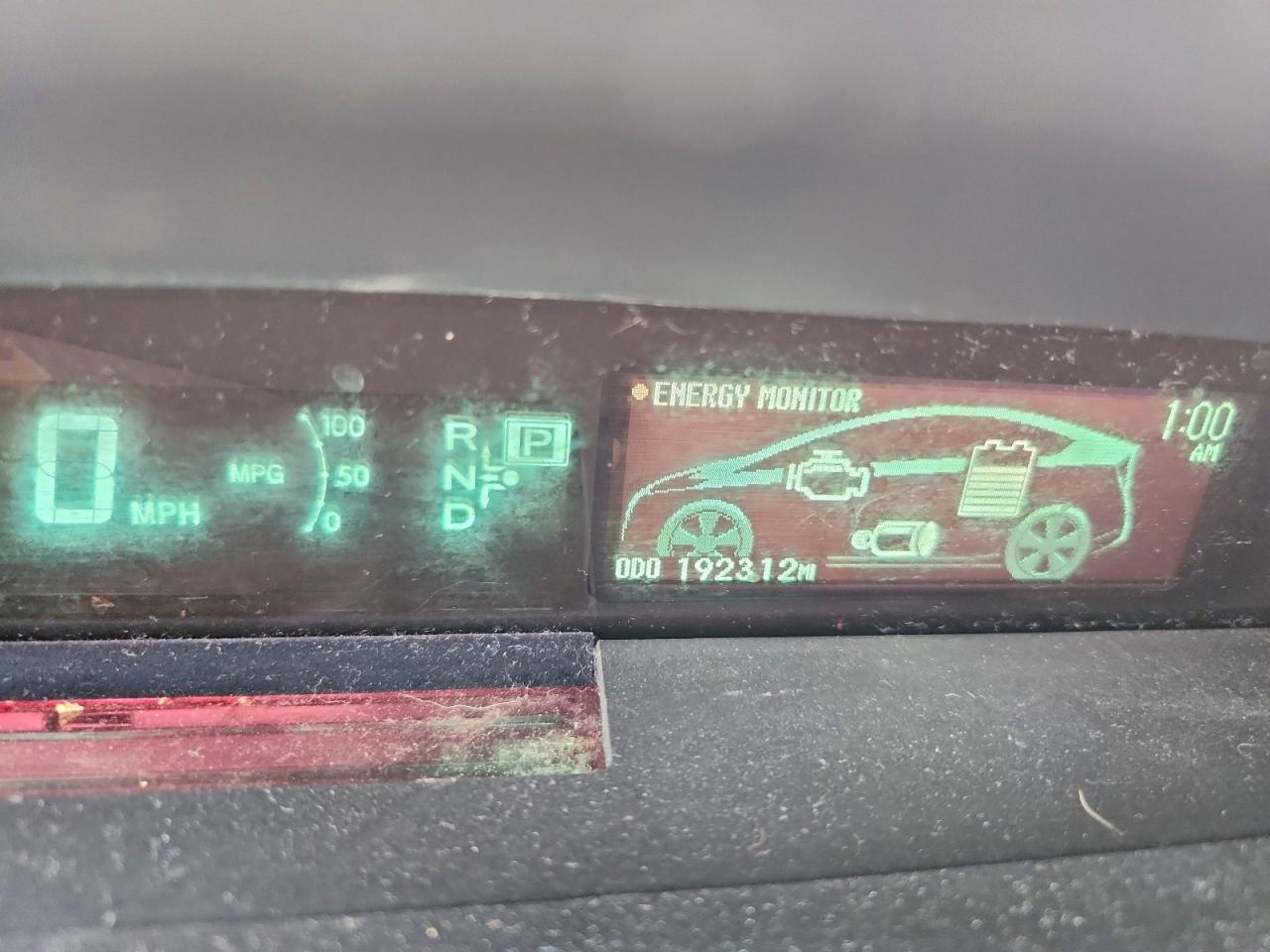 2011 Toyota Prius Two Серый vin: JTDKN3DU4B5308447
