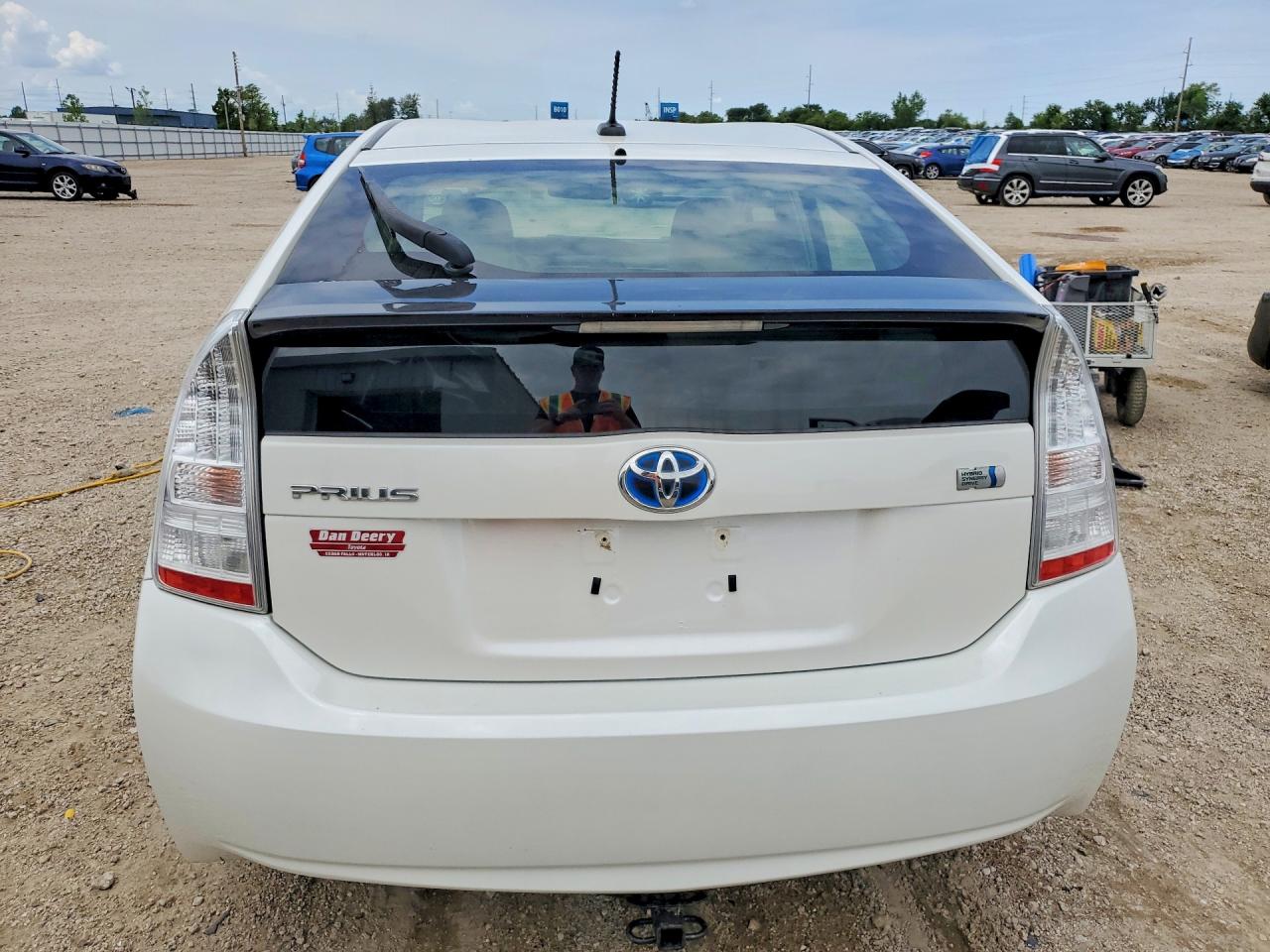 2011 Toyota Prius I Белый vin: JTDKN3DU4B5311638