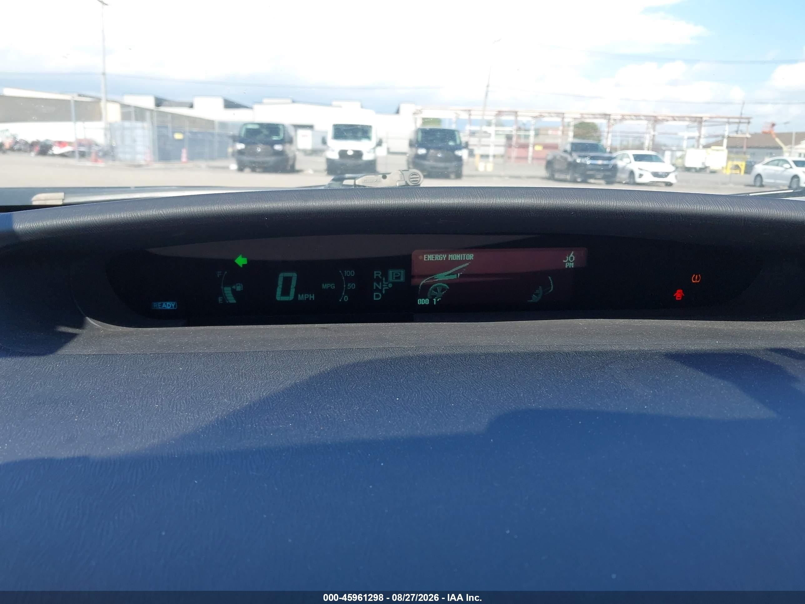 2011 Toyota Prius Two Gray vin: JTDKN3DU4B5321599