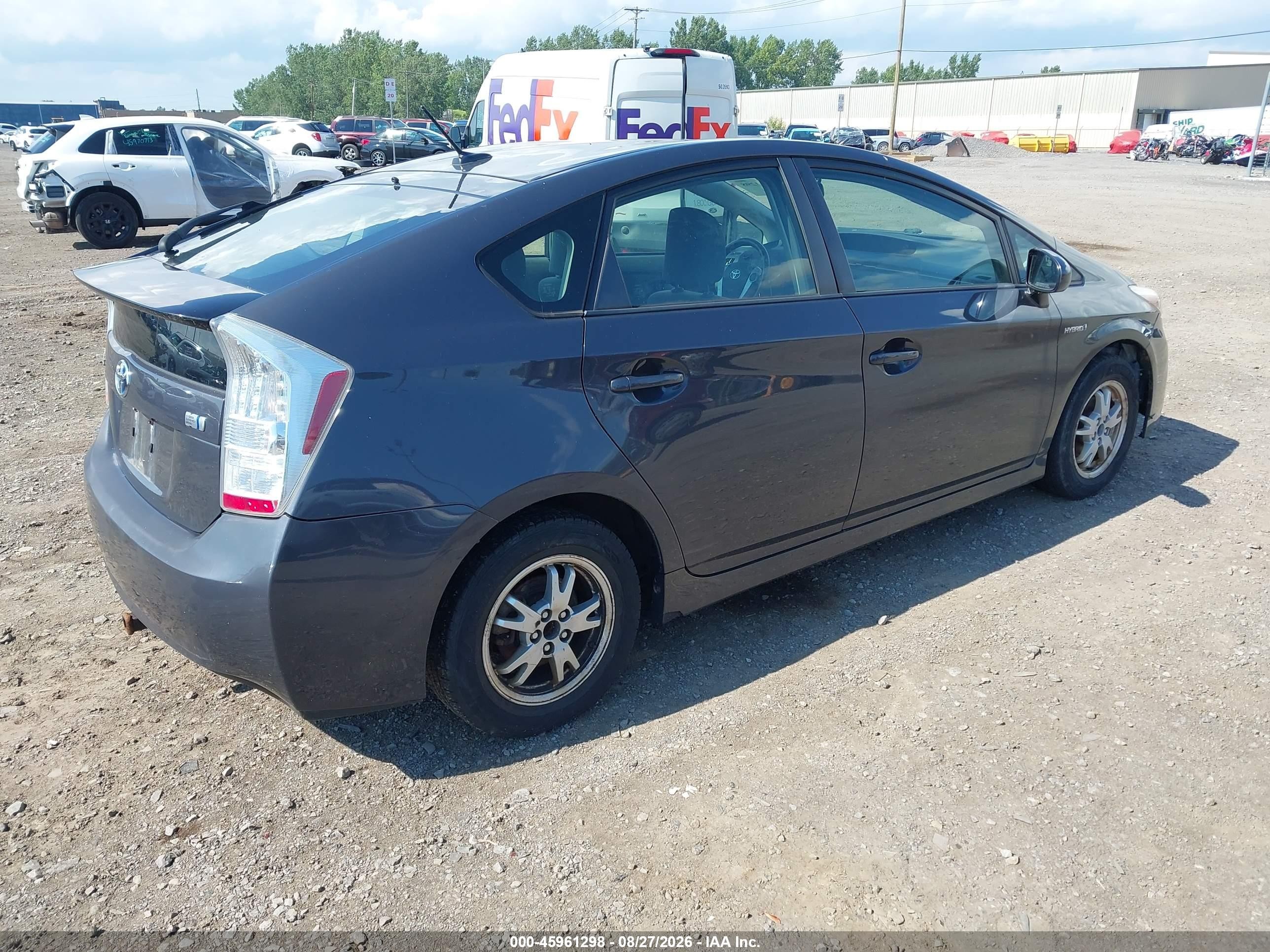 2011 Toyota Prius Two Gray vin: JTDKN3DU4B5321599