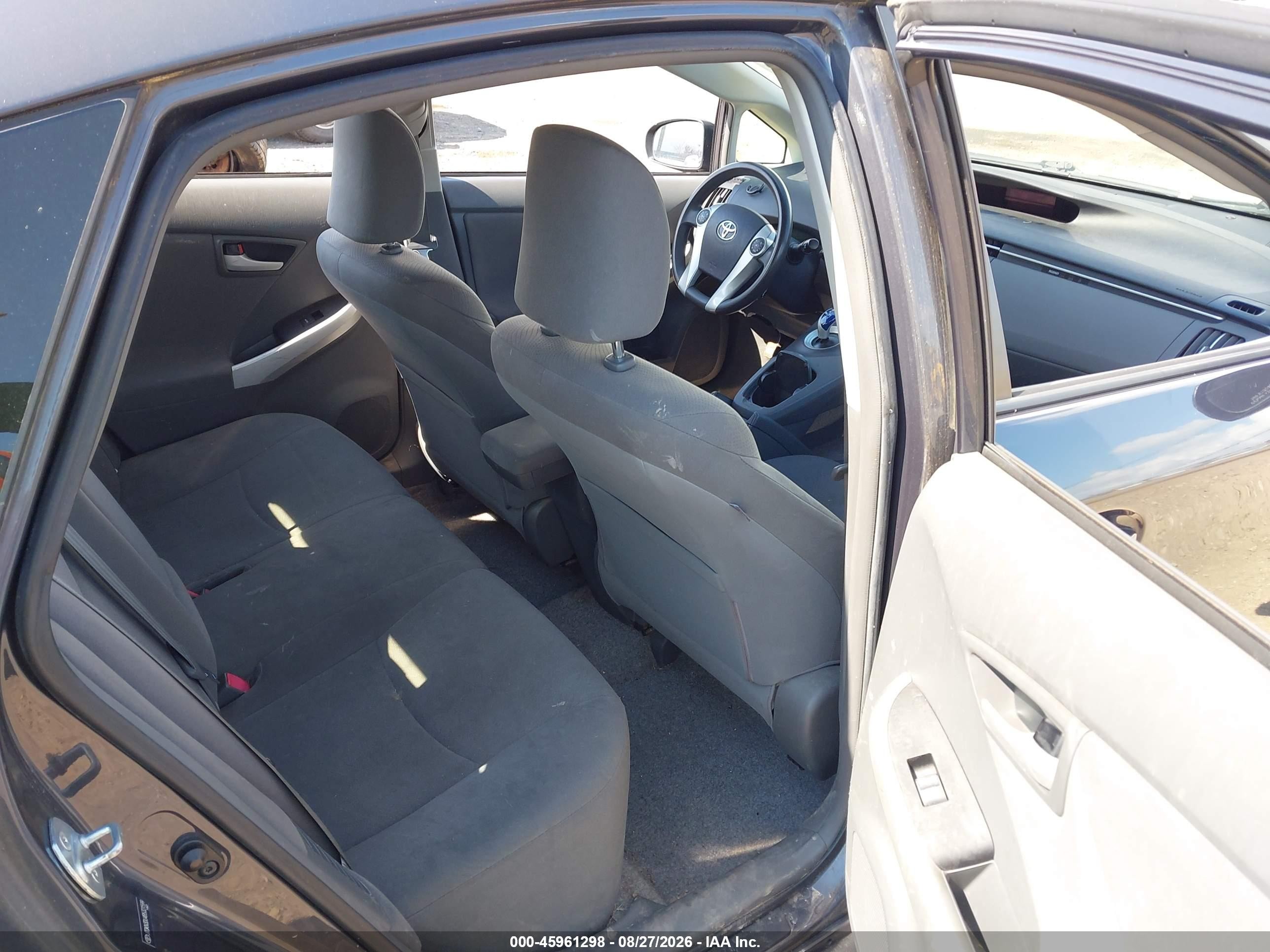 2011 Toyota Prius Two Gray vin: JTDKN3DU4B5321599