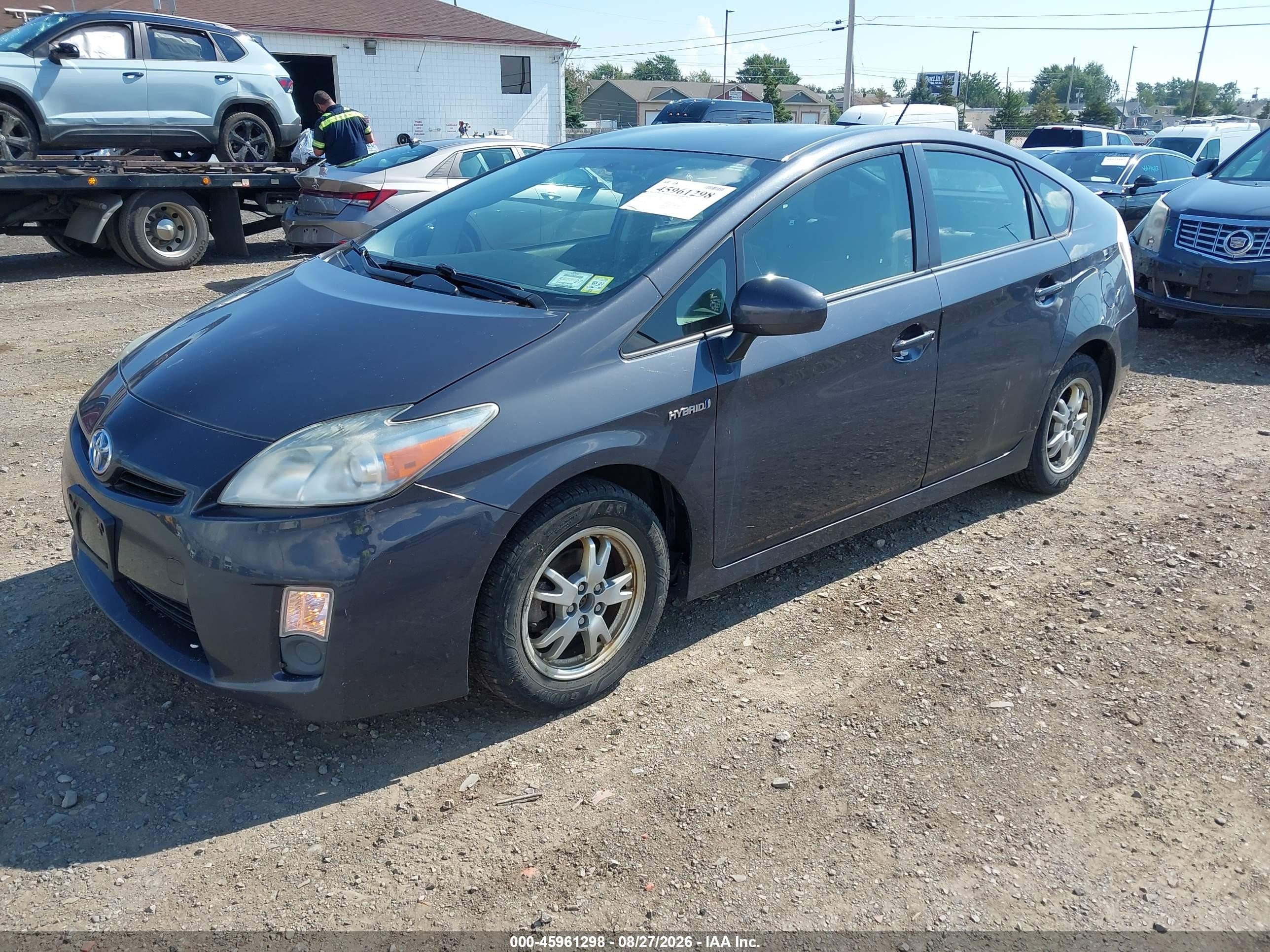 2011 Toyota Prius Two Gray vin: JTDKN3DU4B5321599