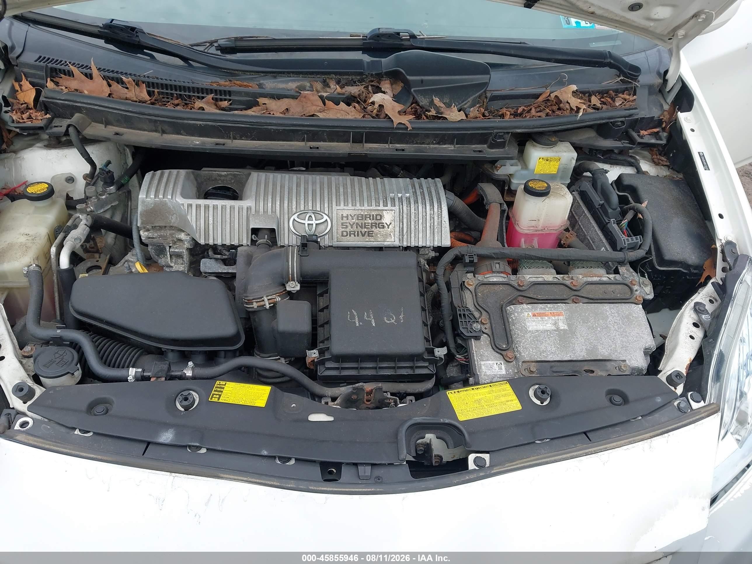 2011 Toyota Prius Two Белый vin: JTDKN3DU4B5330495