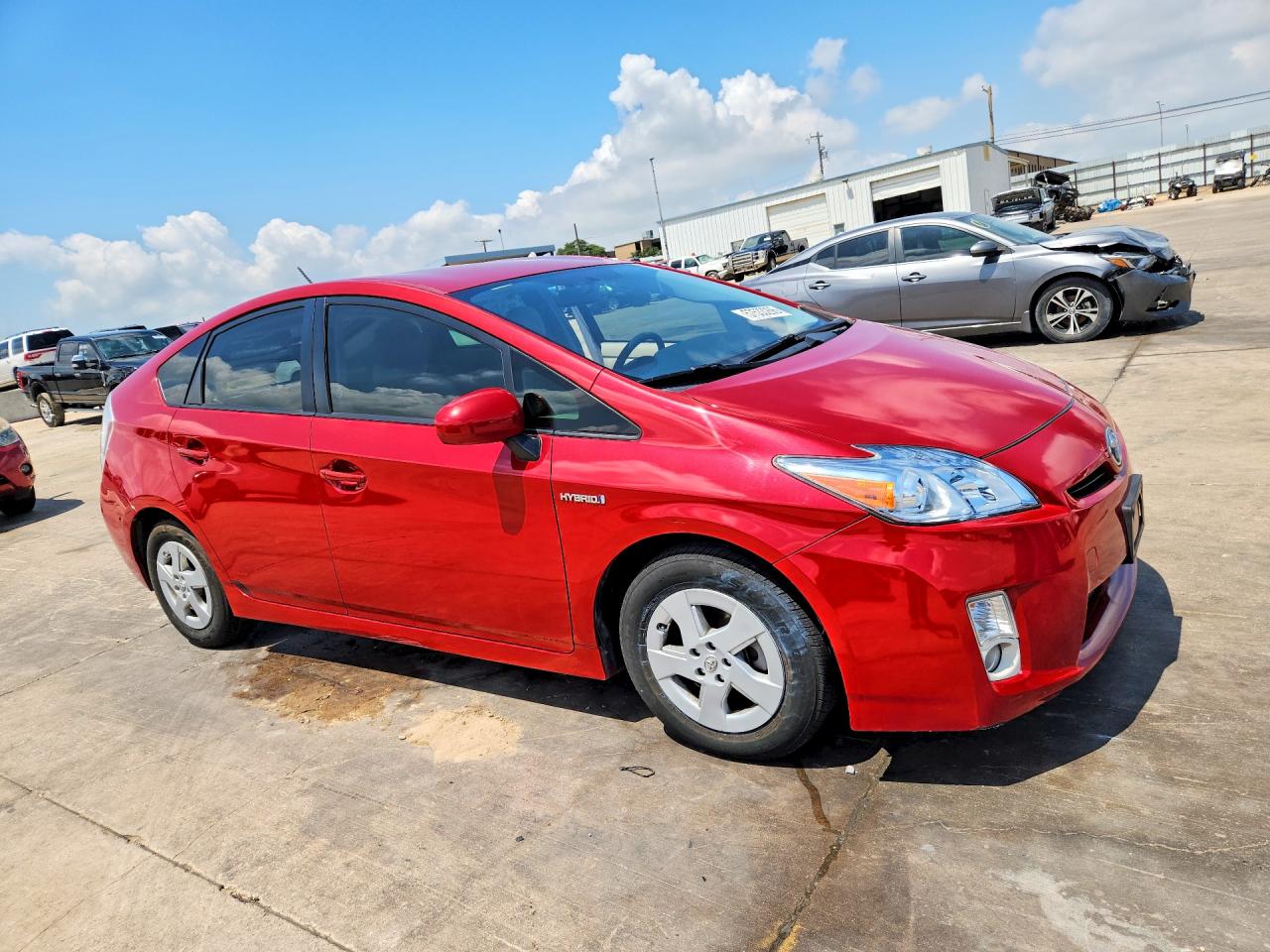2011 Toyota Prius Three Red vin: JTDKN3DU4B5343652