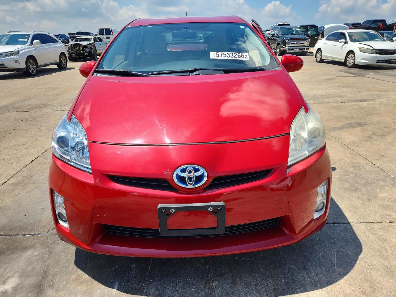 2011 Toyota Prius Three Red vin: JTDKN3DU4B5343652