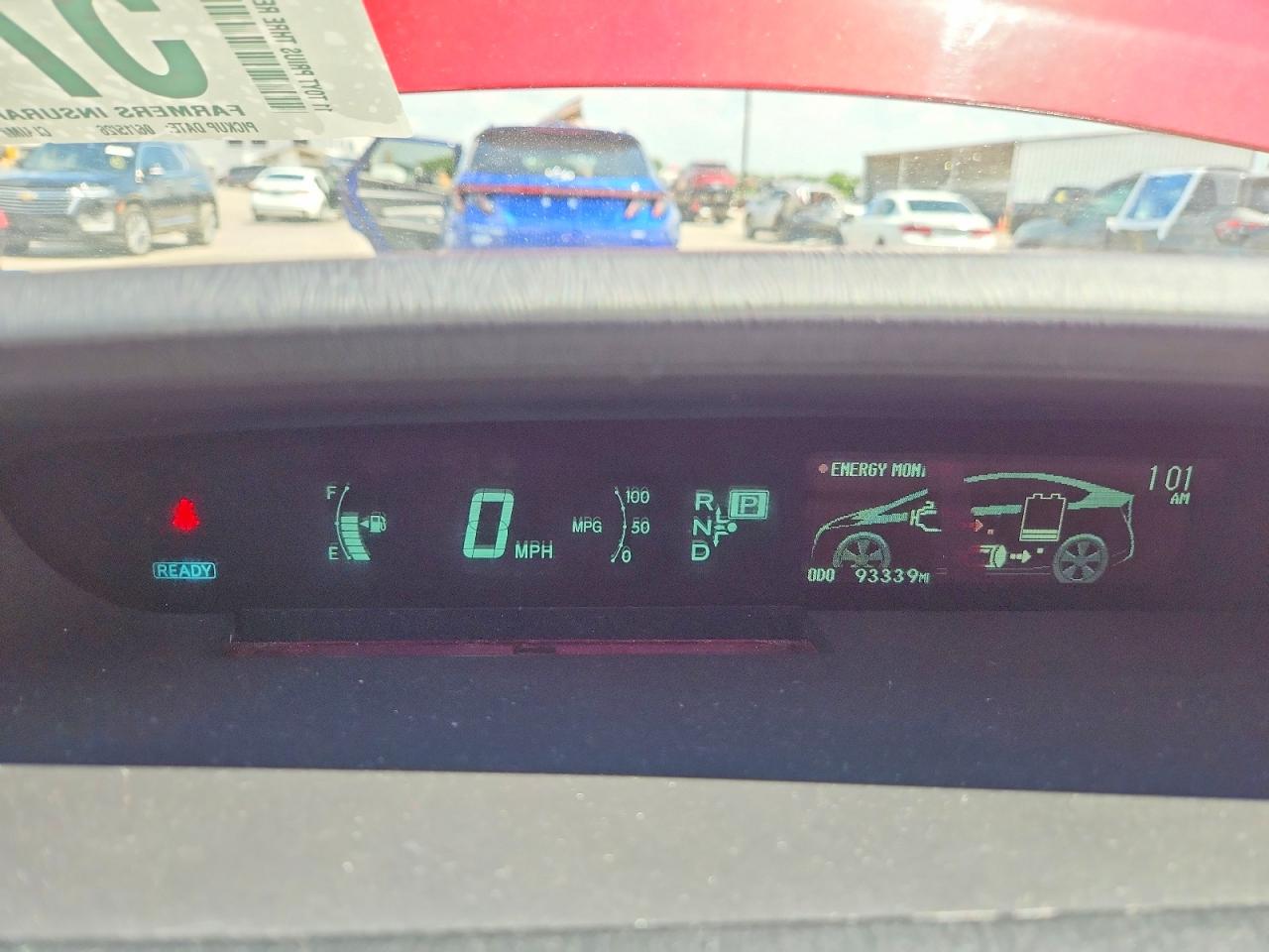 2011 Toyota Prius Three Red vin: JTDKN3DU4B5343652