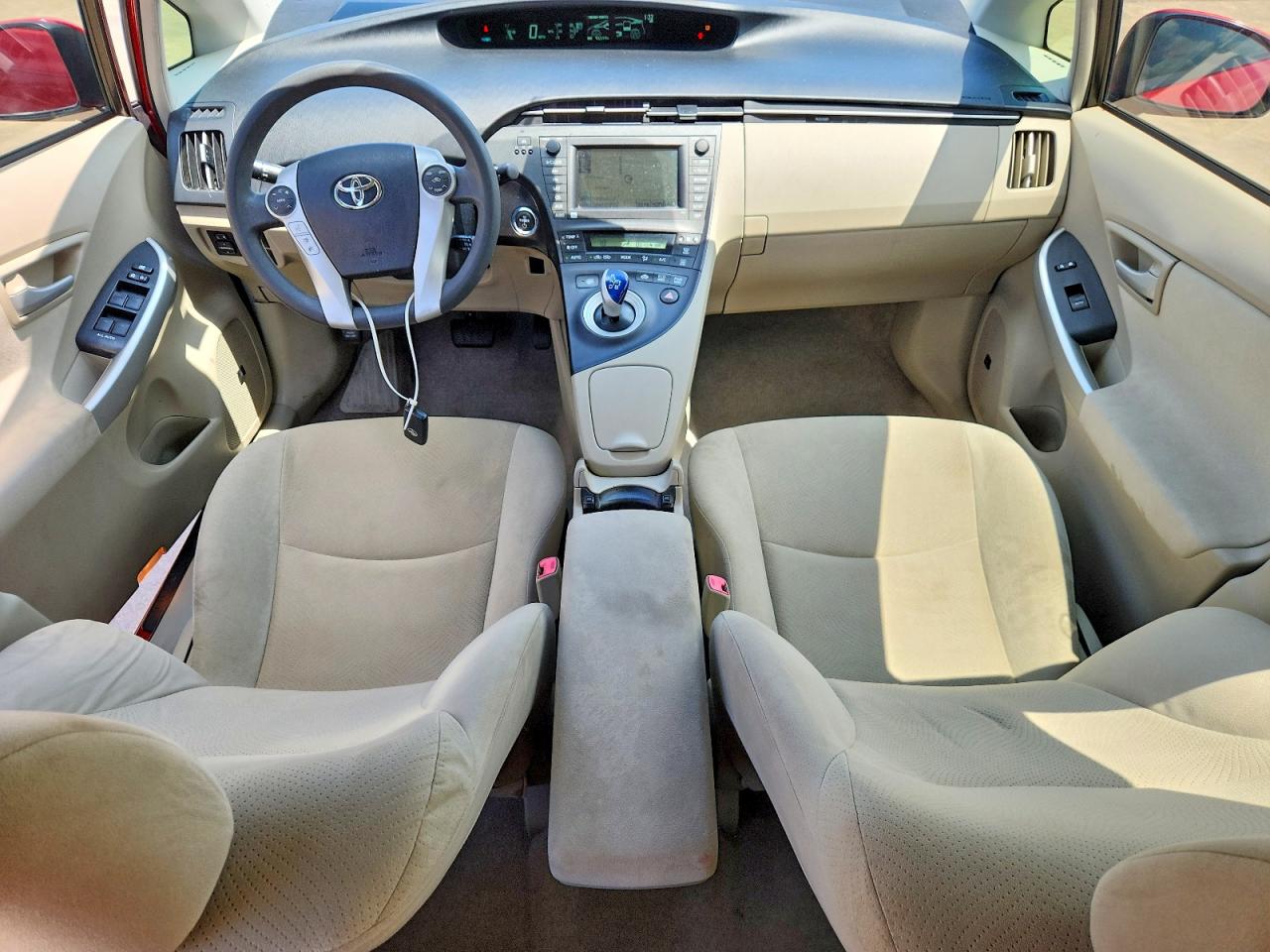 2011 Toyota Prius Three Red vin: JTDKN3DU4B5343652