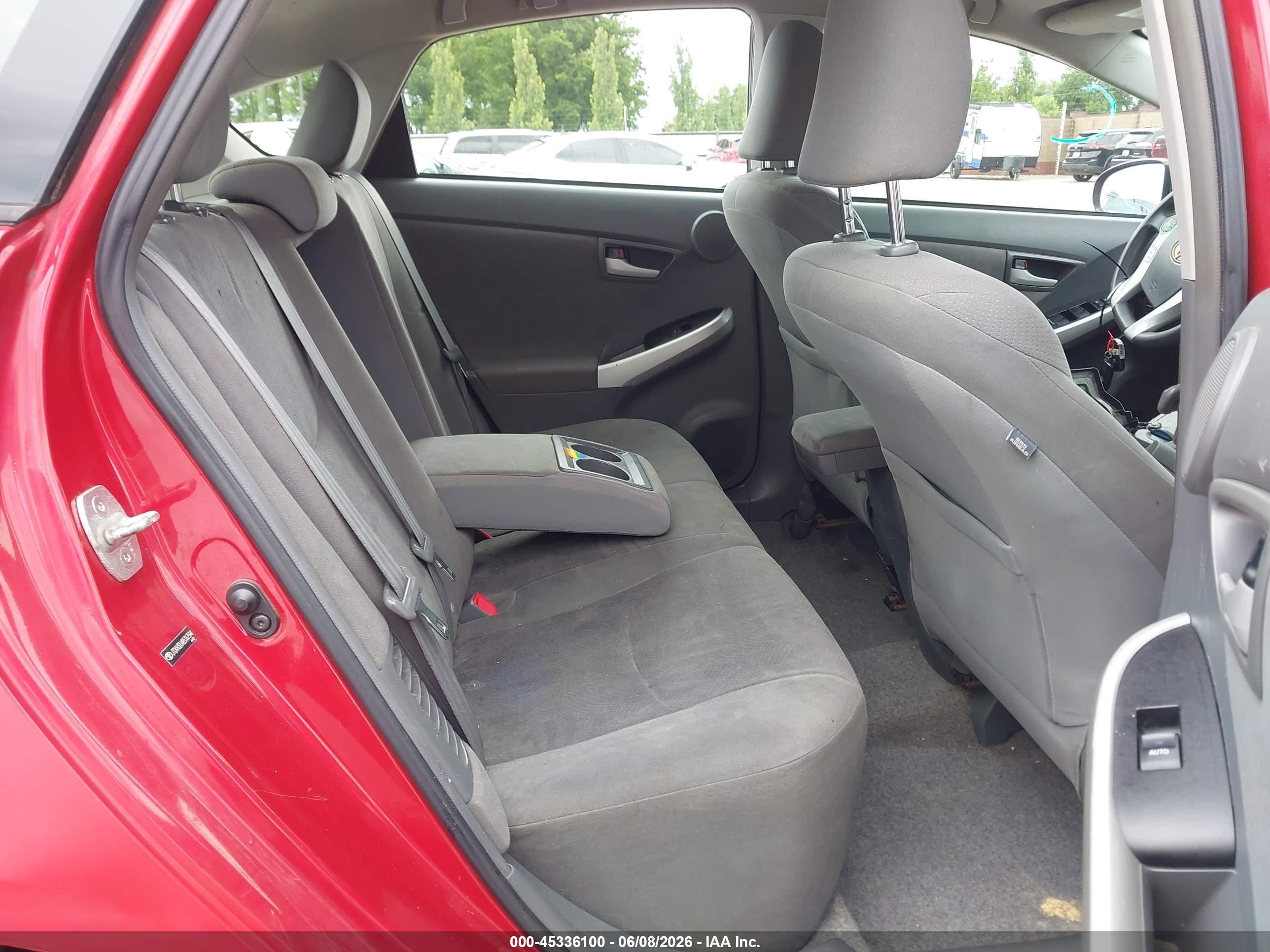 2011 Toyota Prius Three Red vin: JTDKN3DU4B5367594