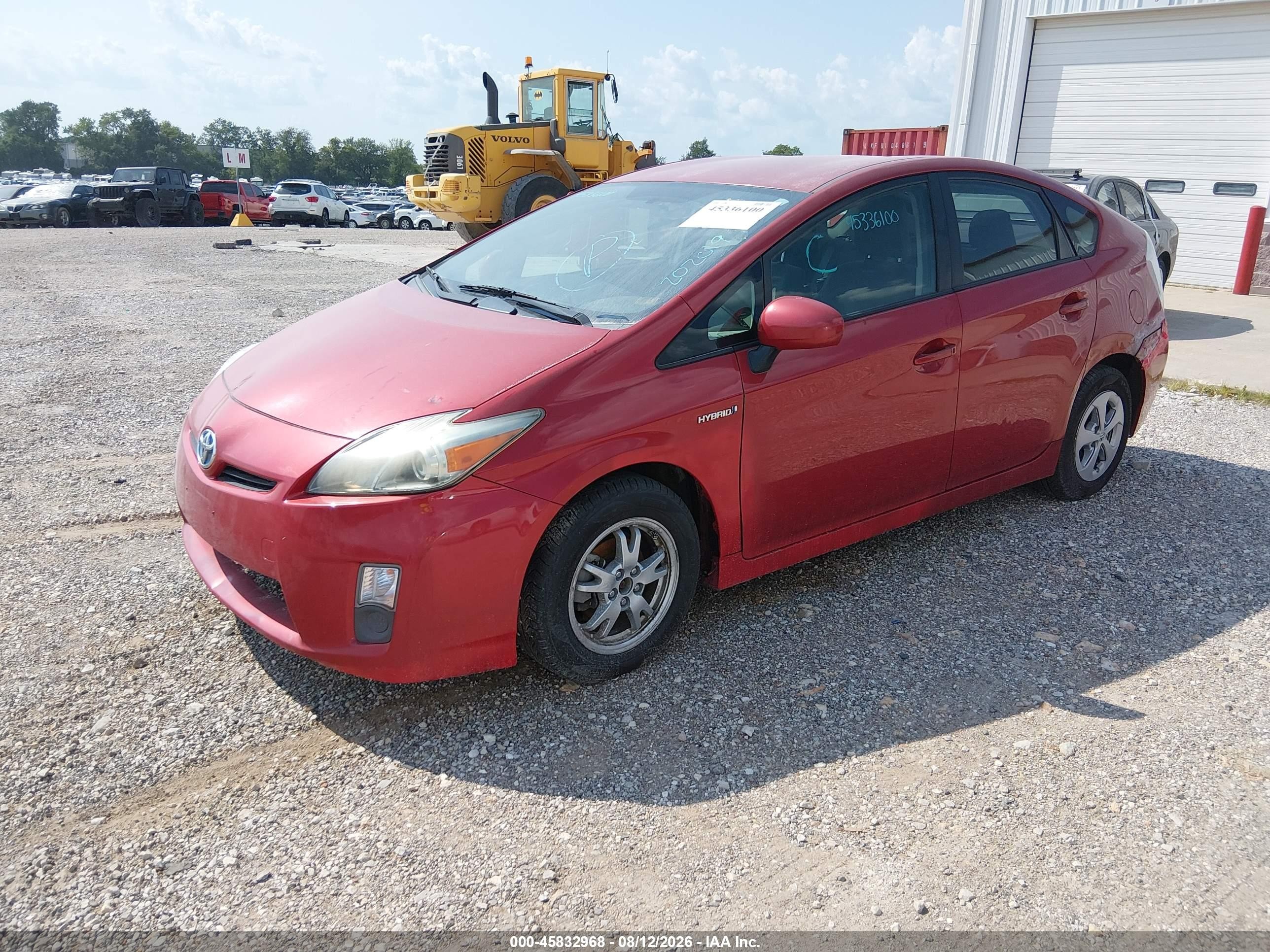 2011 Toyota Prius   Red vin: JTDKN3DU4B5367594