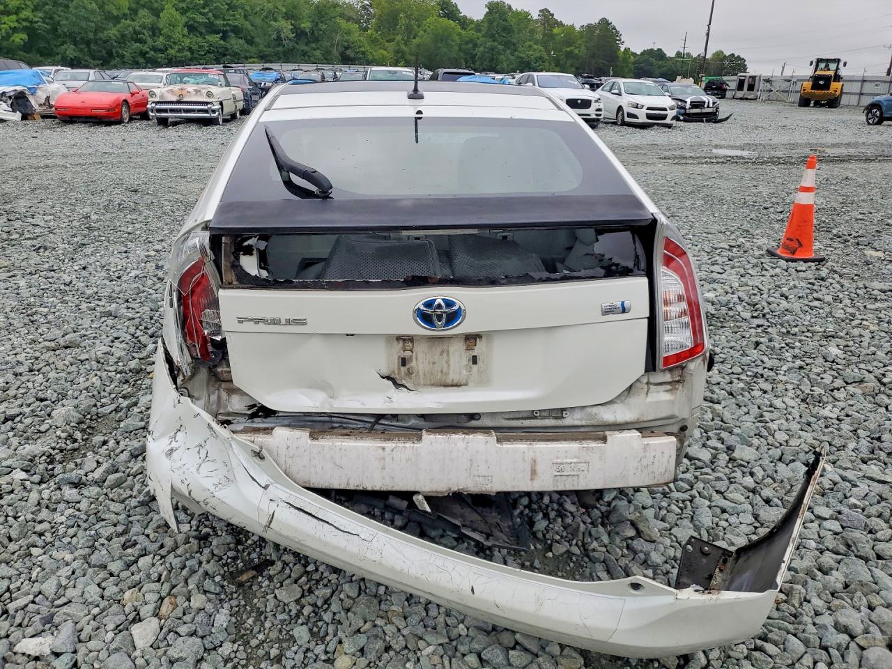 2012 Toyota Prius Three White vin: JTDKN3DU4C1550096