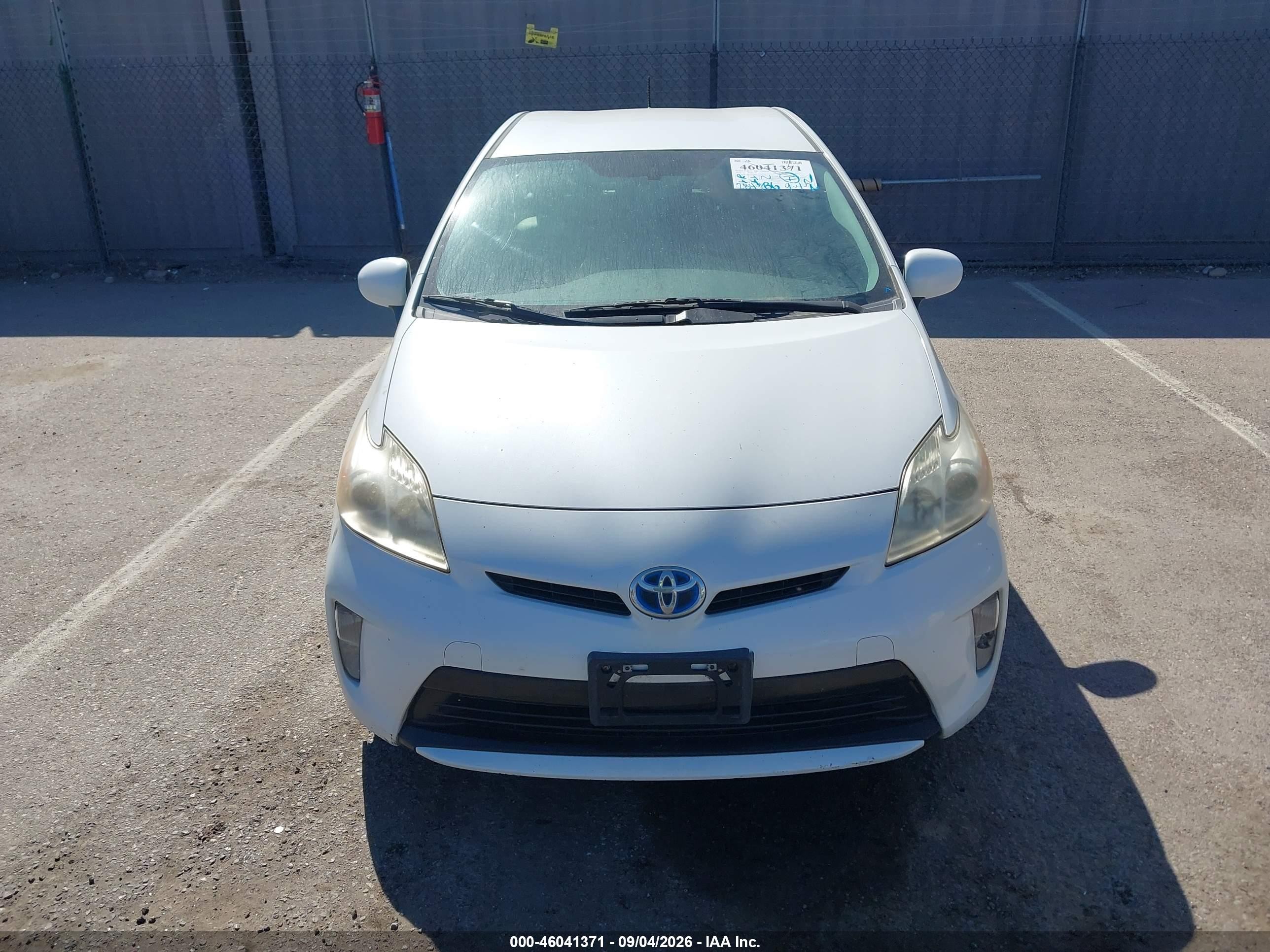 2012 Toyota Prius Four White vin: JTDKN3DU4C5485064