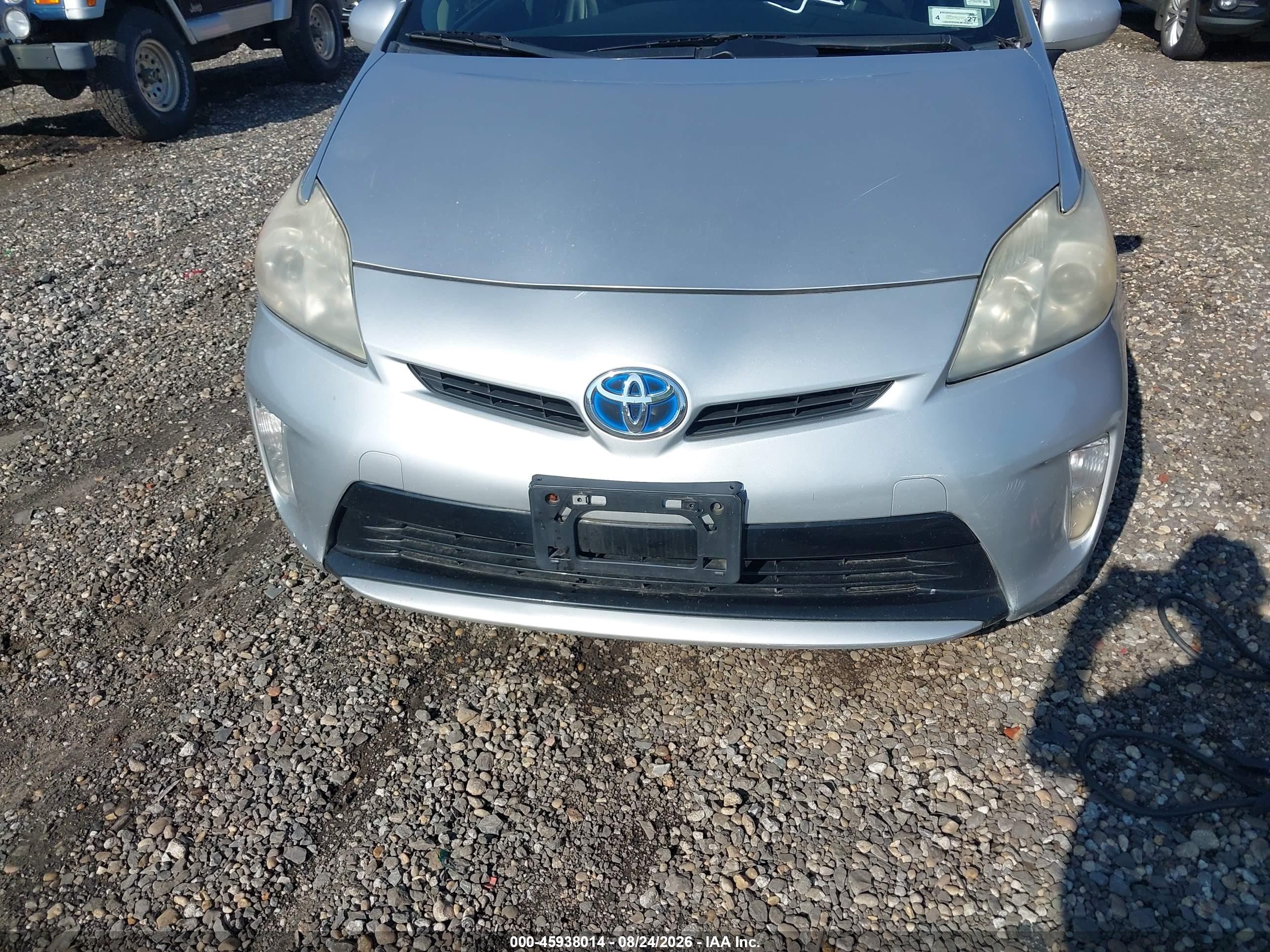 2012 Toyota Prius Two Silver vin: JTDKN3DU4C5537809