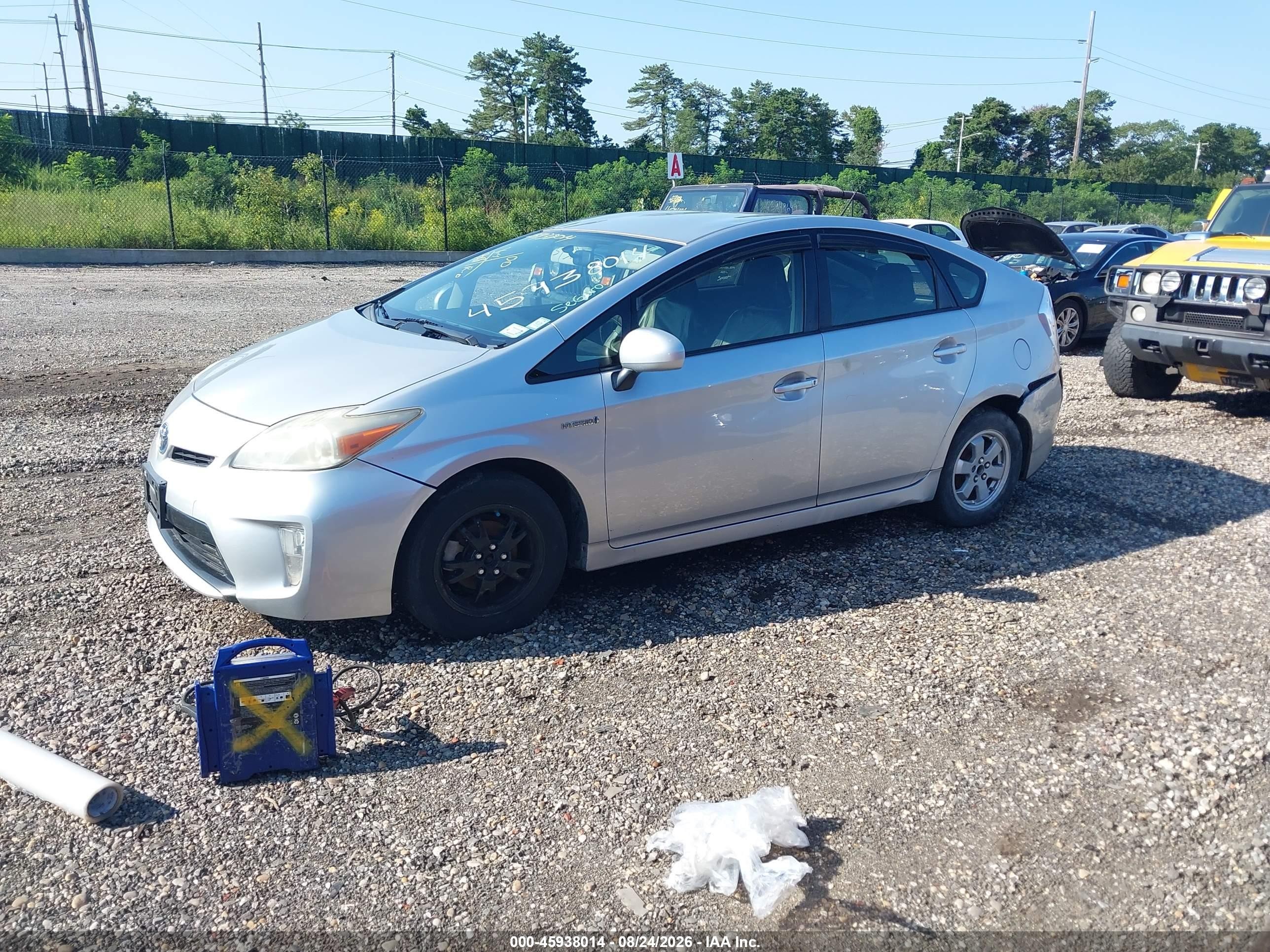 2012 Toyota Prius Two Silver vin: JTDKN3DU4C5537809
