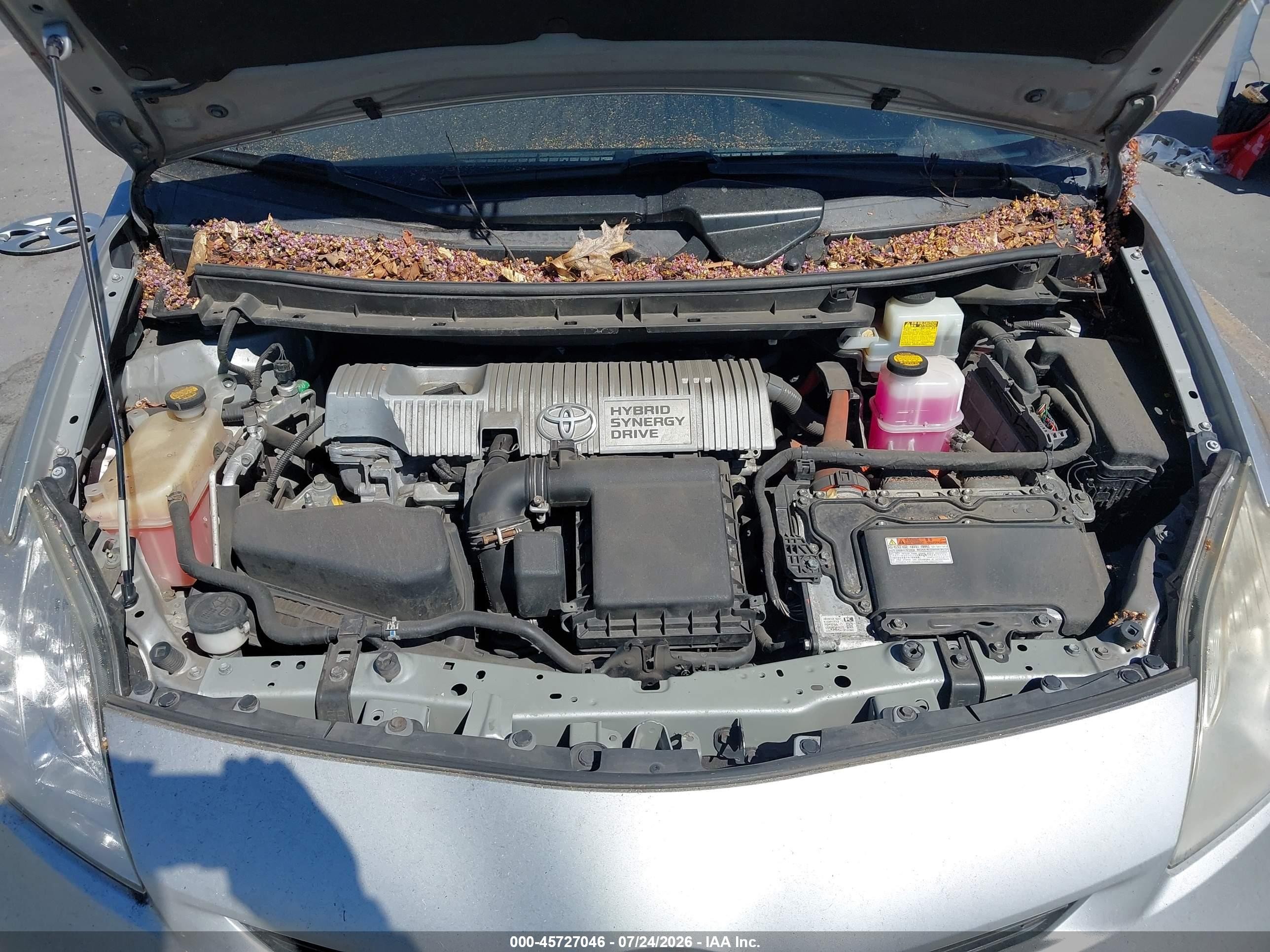 2013 Toyota Prius Two Silver vin: JTDKN3DU4D0343697